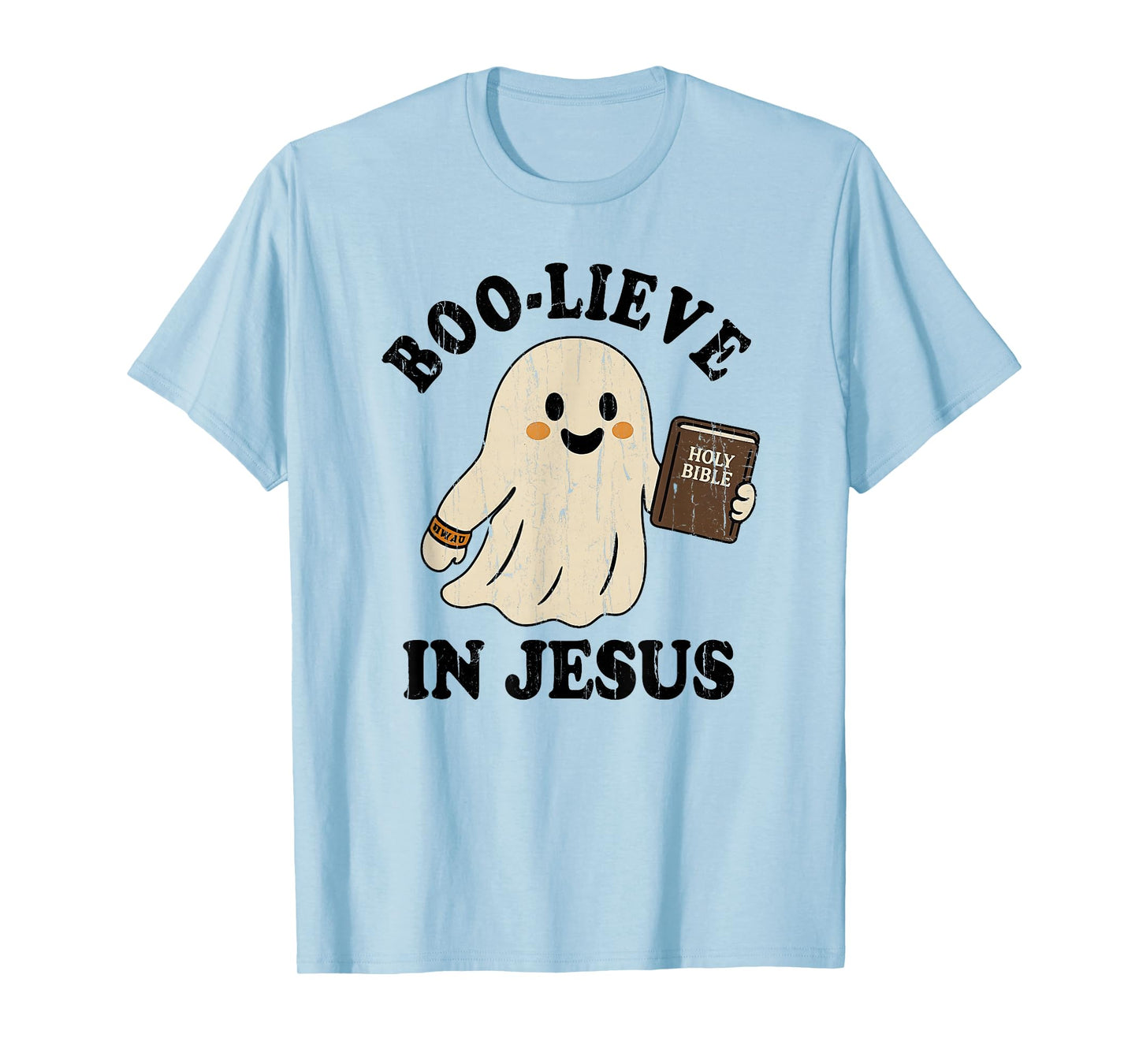 Boo-Lieve in Jesus, Christian Halloween T-Shirt