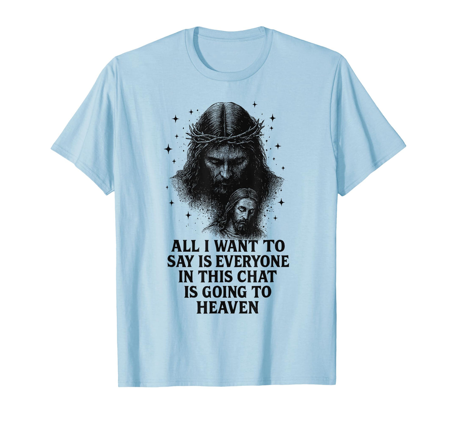 Jesus Crown of Thorns Religious Christian T-Shirt