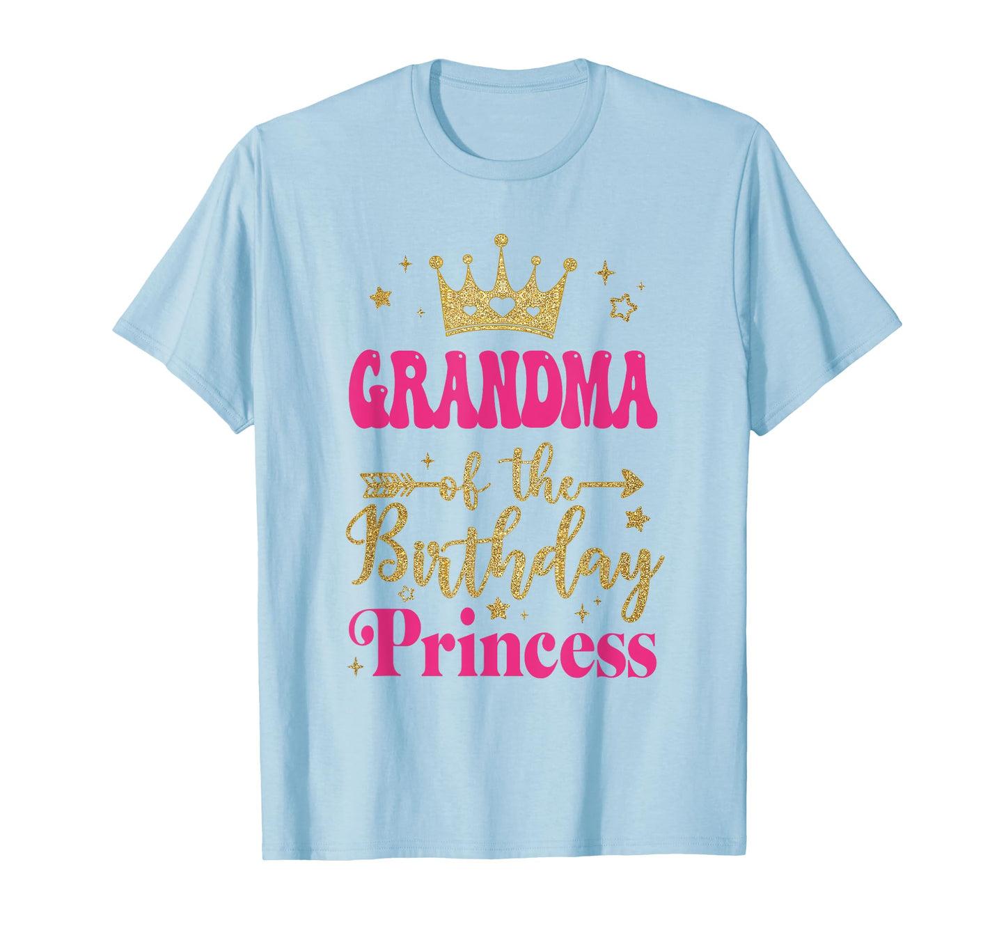 Grandma Of The Birthday For Girl 1St Birthday Princess Girl T-Shirt
