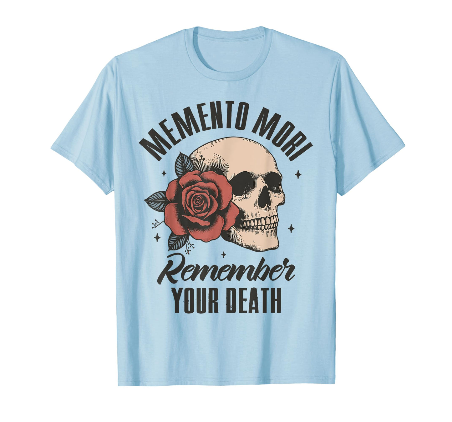 Catholic Religious Faith Memento Mori Remember Your Death T-Shirt