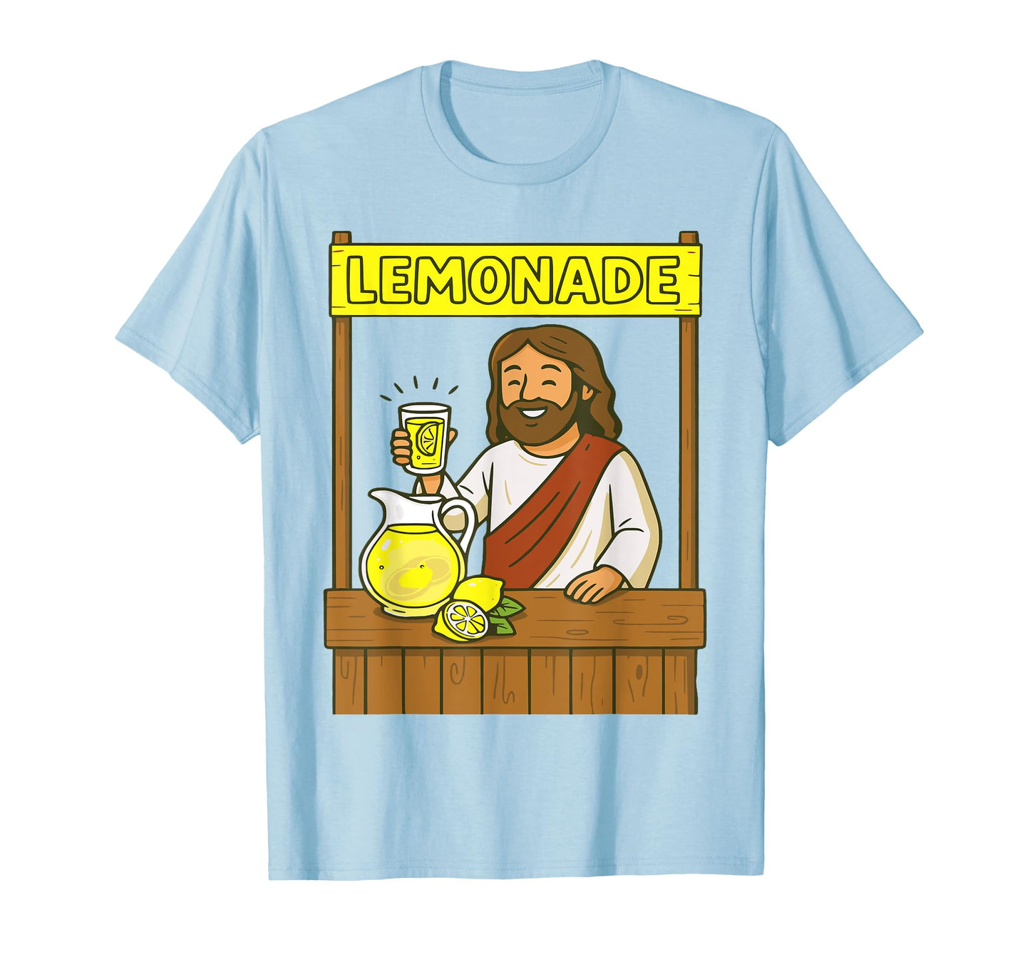Lemonade Christian Bible Verse Faith Positive T-Shirt