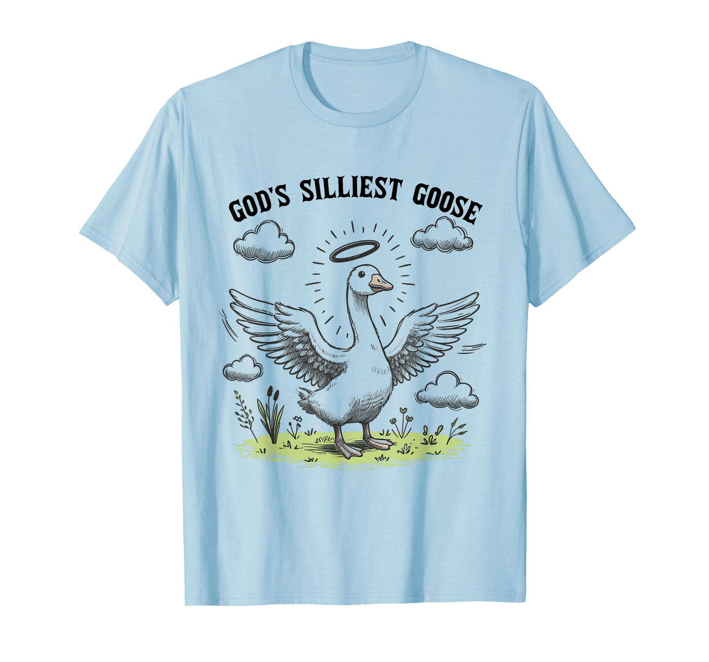God's Silliest Goose Funny Duck Christian Men Women Kids T-Shirt