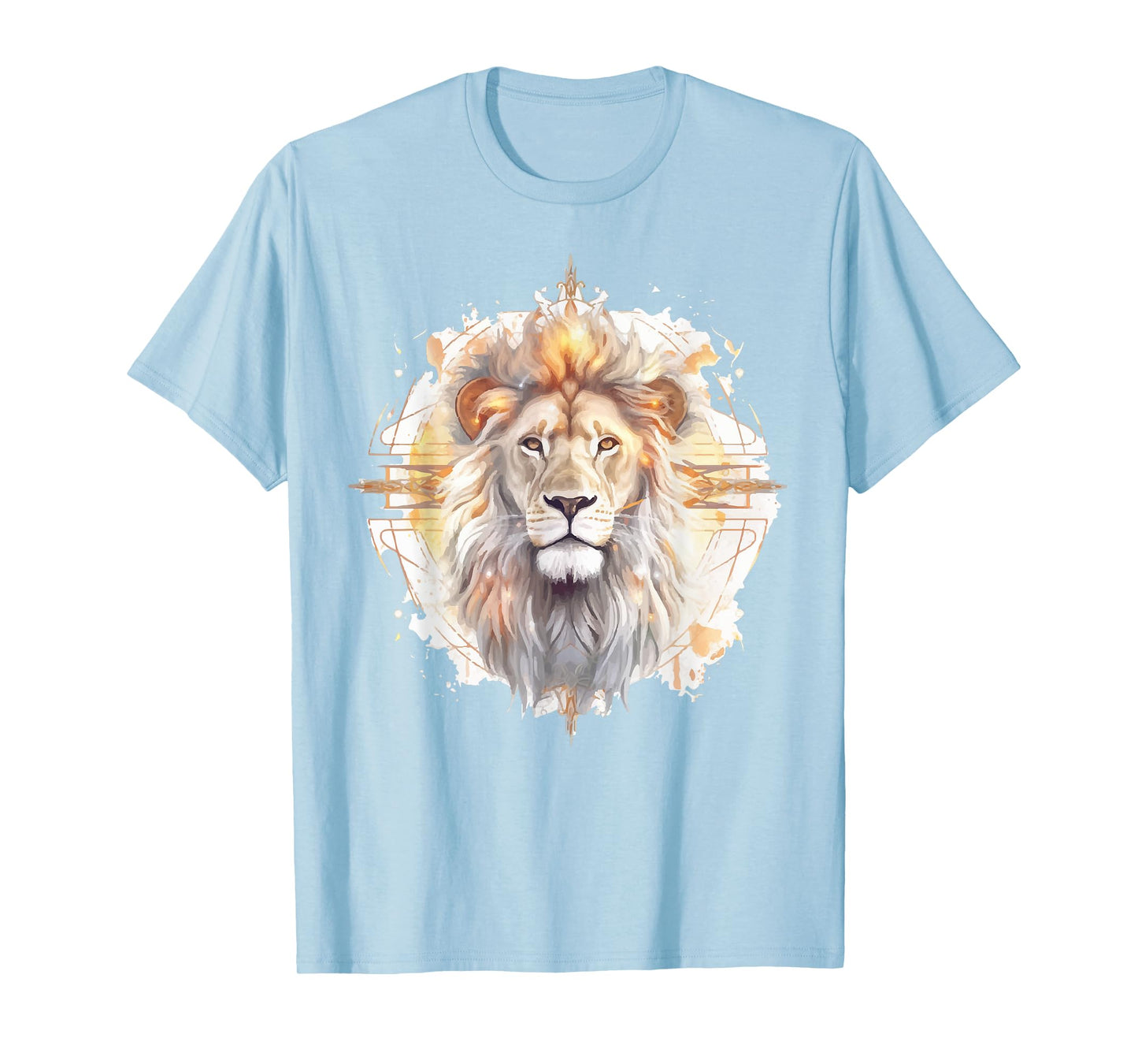 Lion of Judah Shirt Men Fathers Day Christian Religious Dad T-Shirt