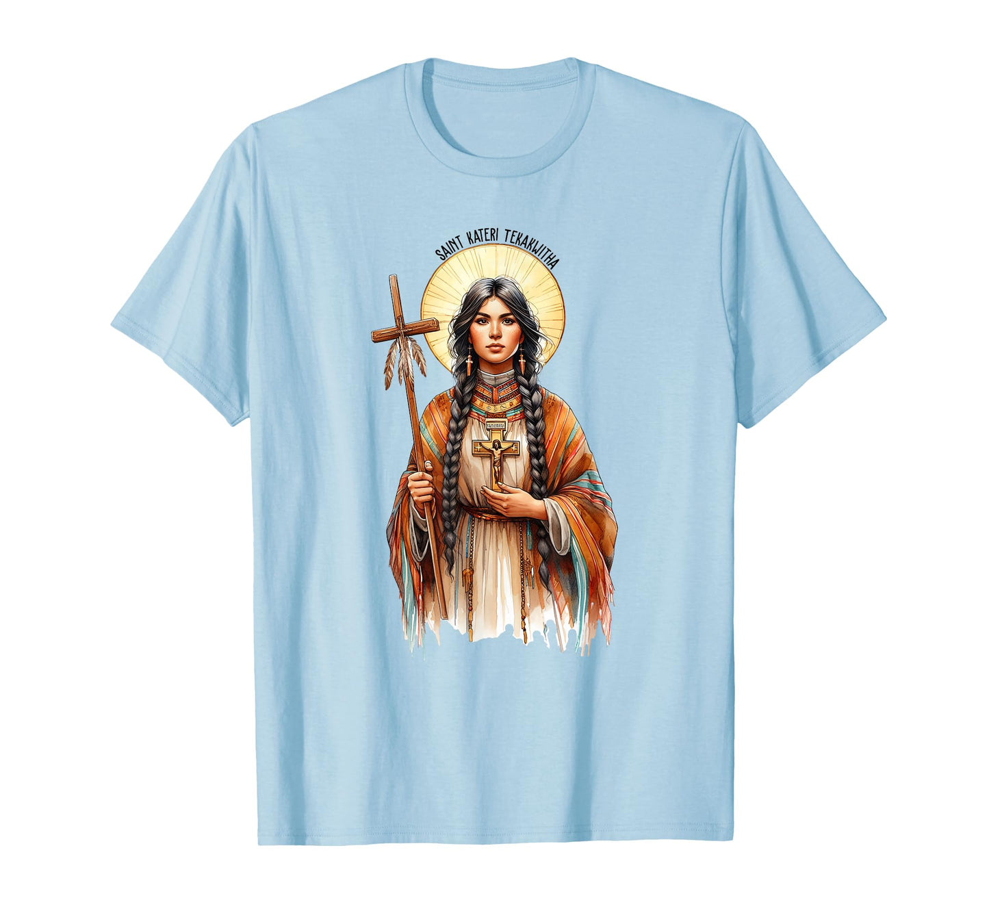 Catholic Saint Kateri Tekakwitha Lily Of The Mohawks Faith T-Shirt
