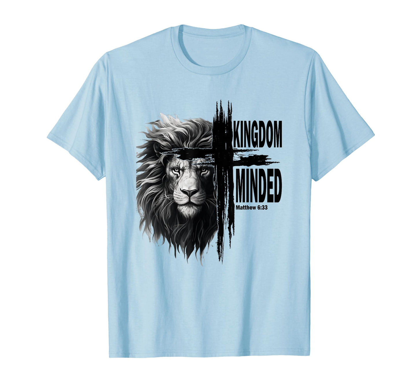 Kingdom Minded Matthew 8:33 Christian Pray Jesus Faith Bible T-Shirt