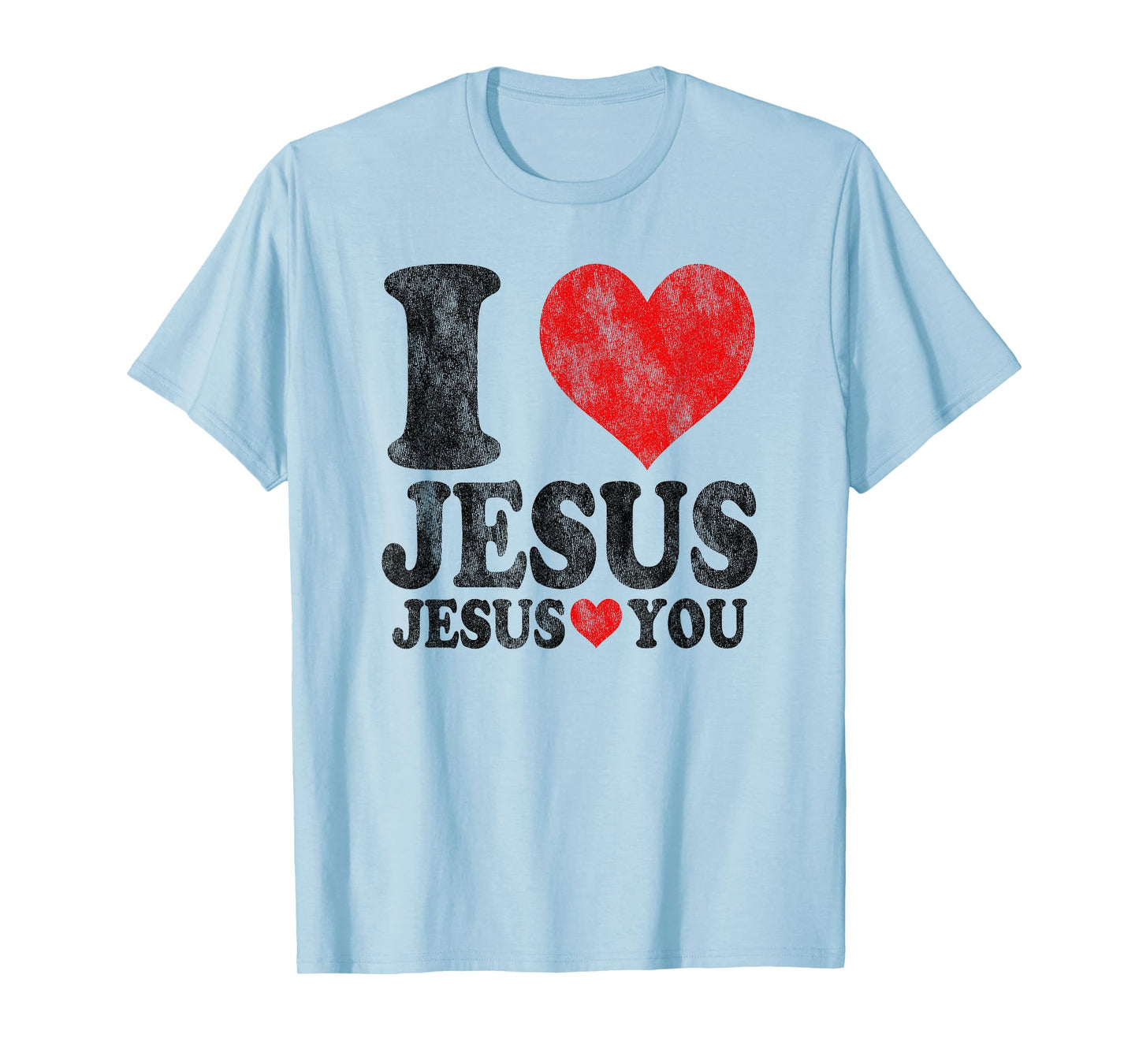 I Love Jesus and Jesus Loves you Christian Blessing Vintage T-Shirt