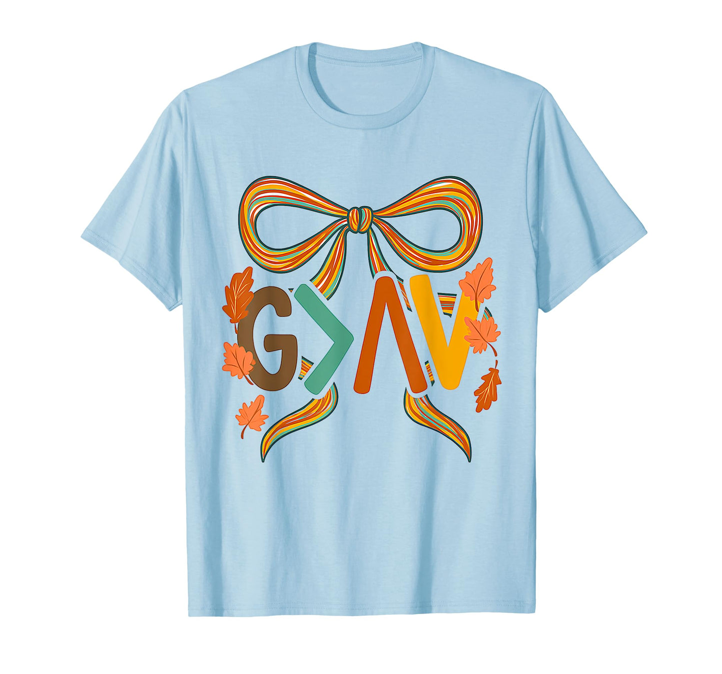 God Christian is Greater, Fall Jesus, Christian, Bible Verse T-Shirt