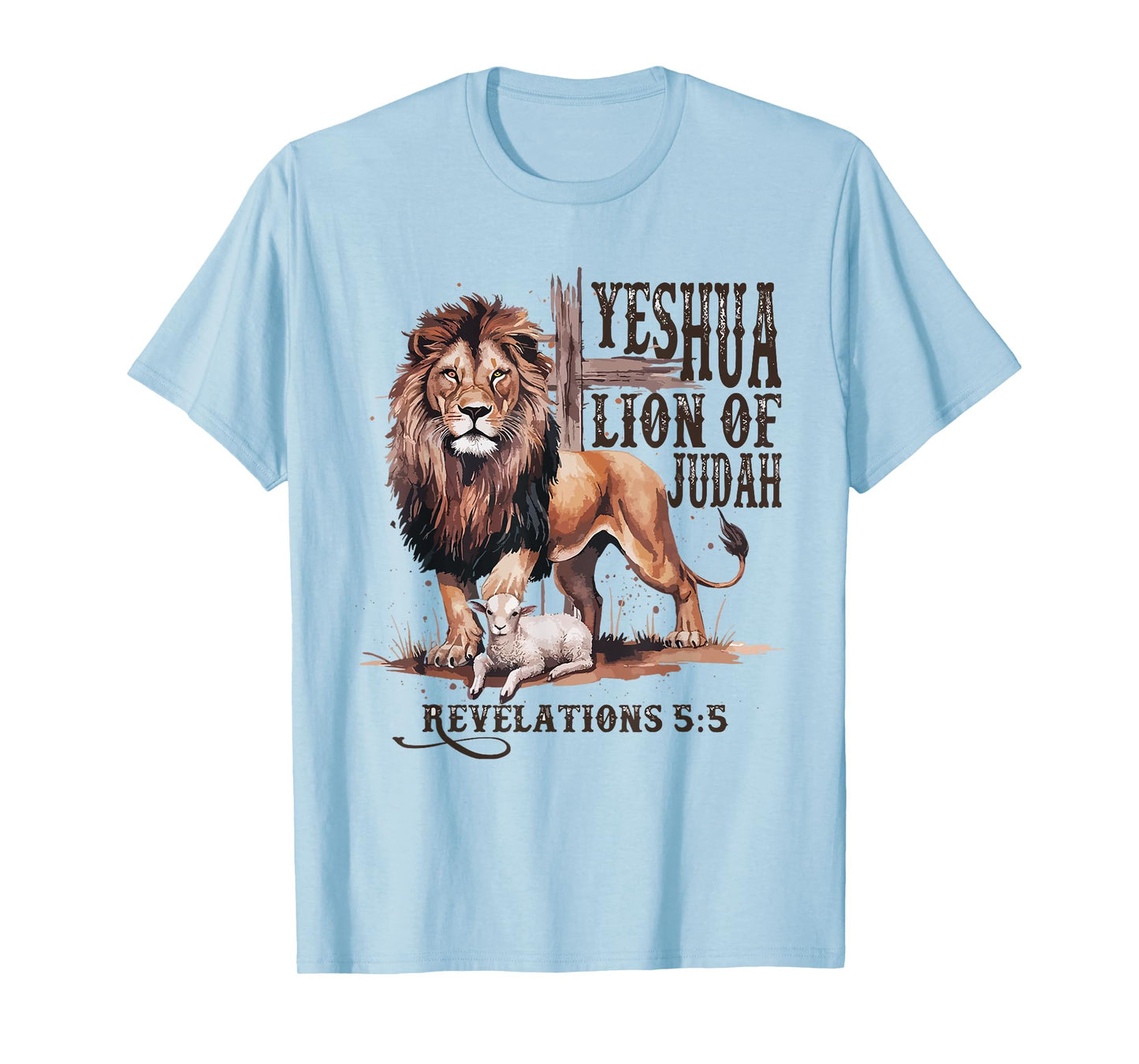 lion of judah yeshua jesus bible religious christian easter T-Shirt