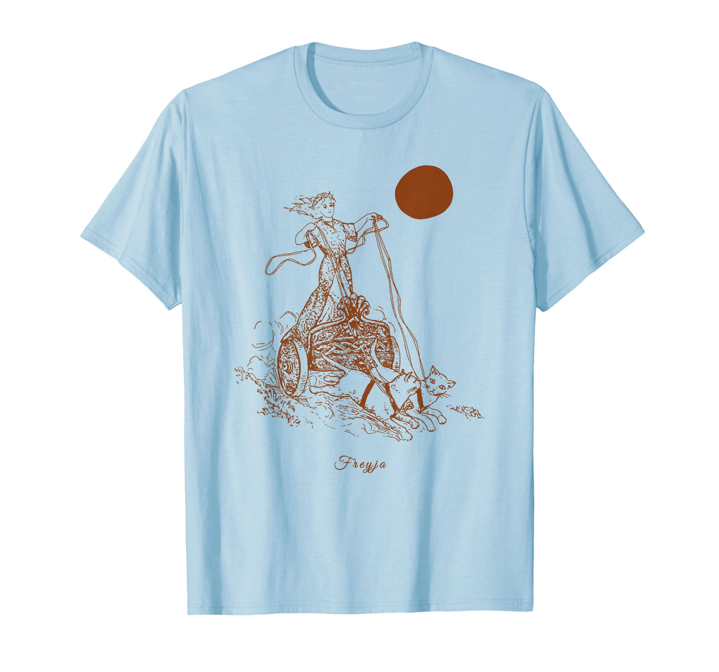 Freya Goddess Freyja Viking Norse Mythology Celtic Knot T-Shirt