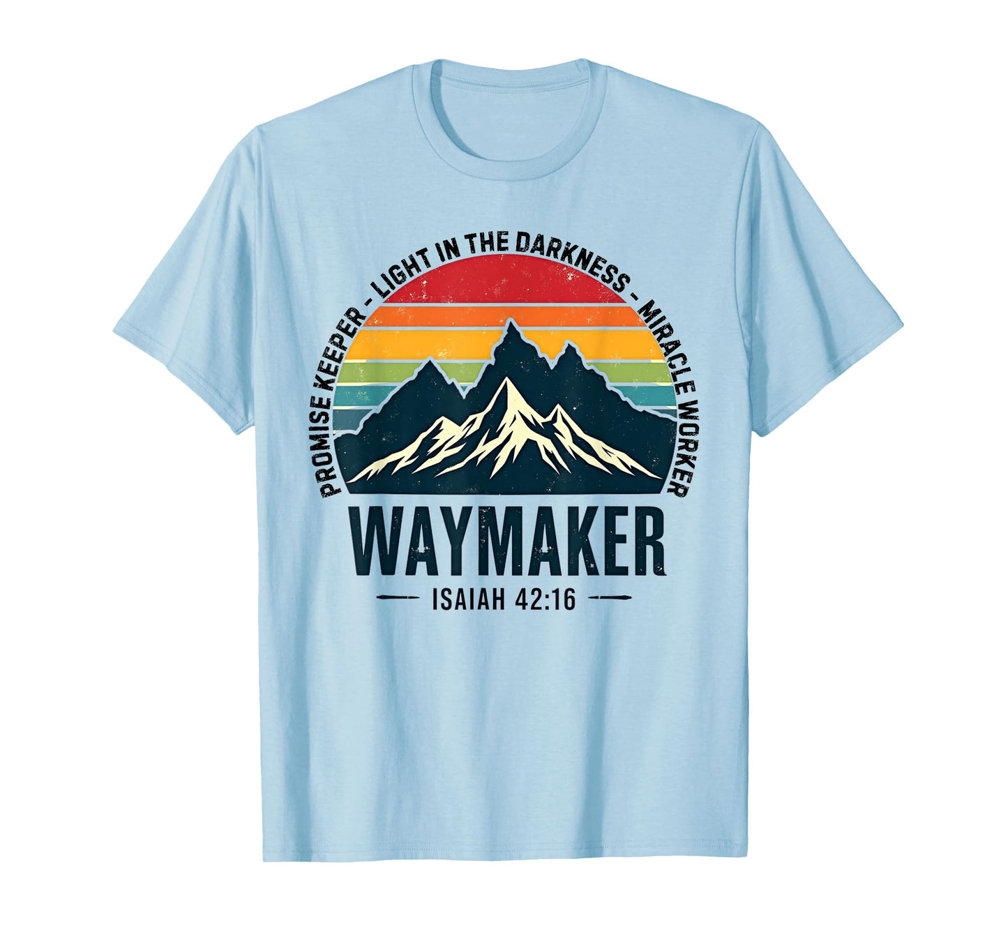 Vintage Waymaker Promise Keeper Miracle Worker Christian T-Shirt