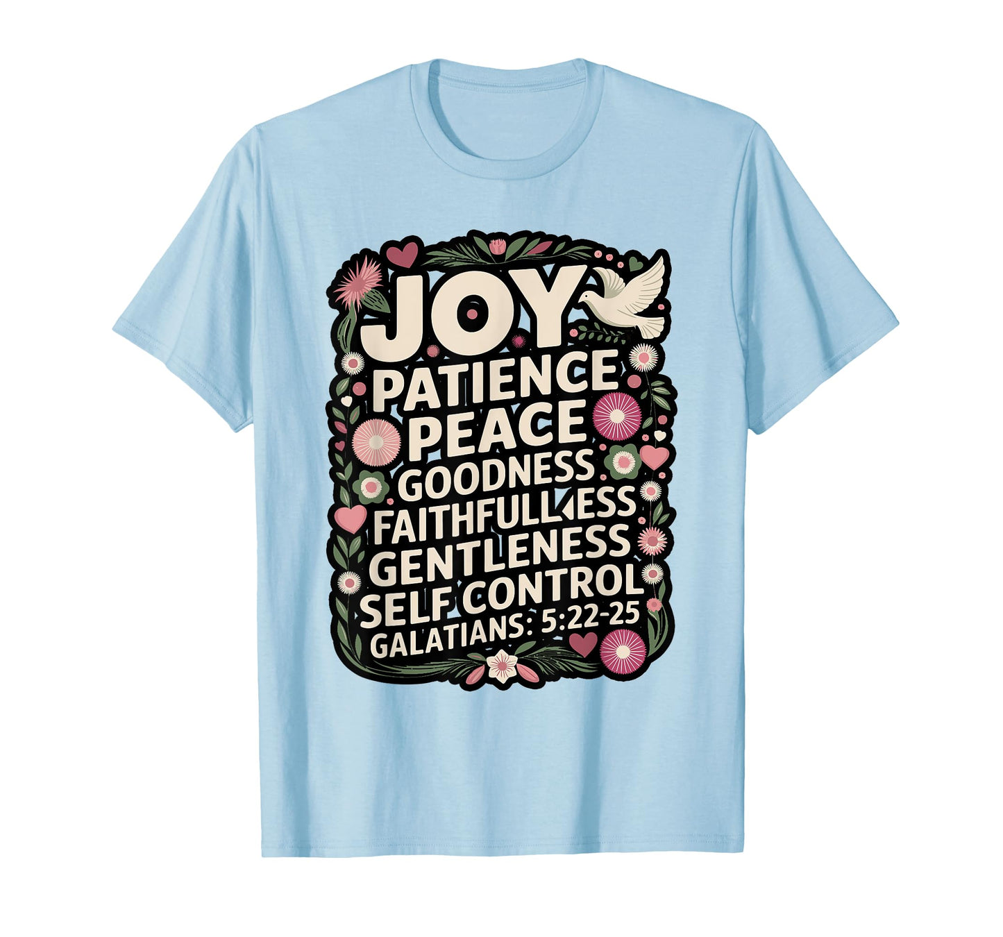 Awesome Galatians Fruit Of The Spirit Religious Verses T-Shirt