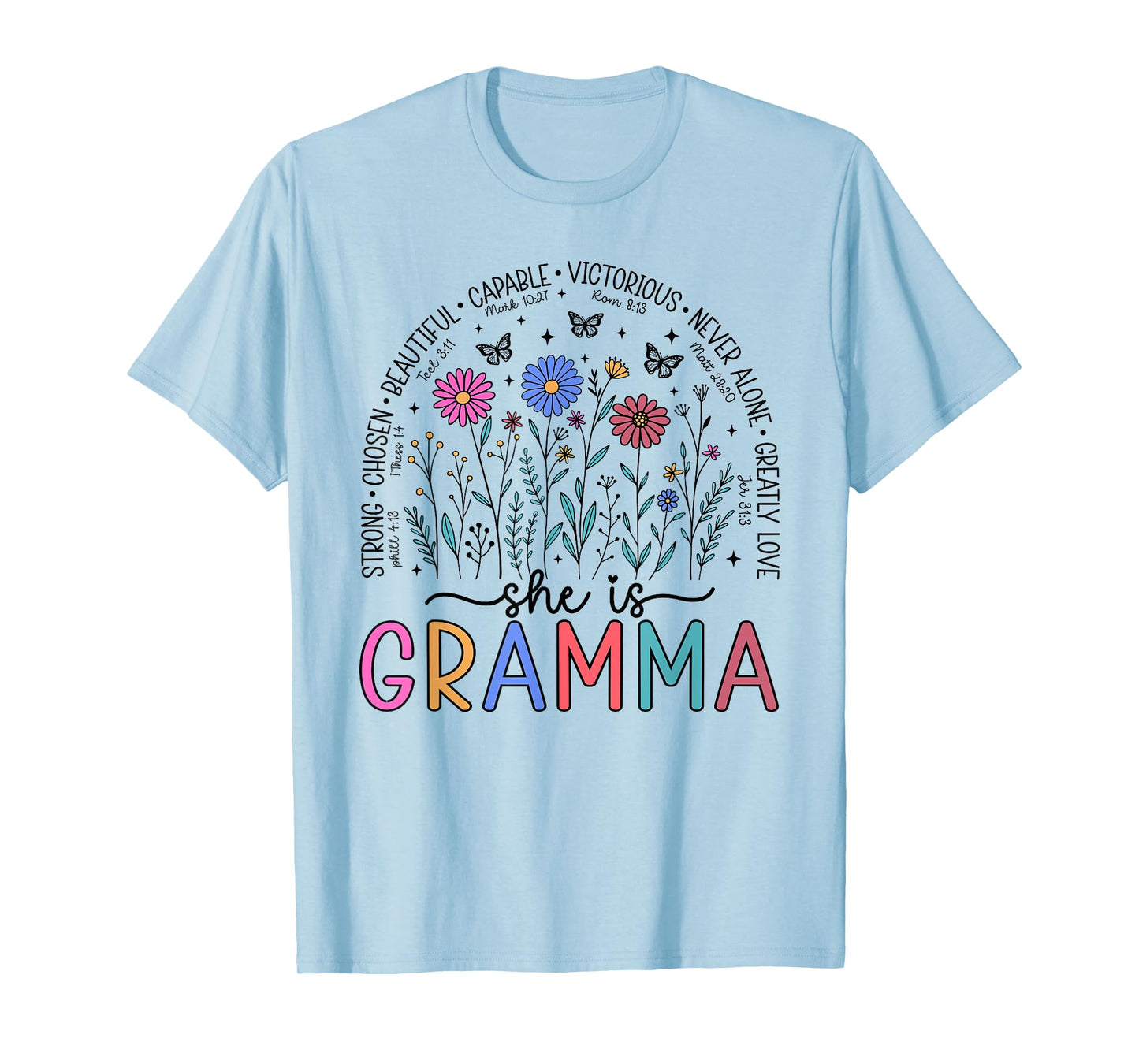 She is Gramma Christian Mother's Day Religious Grandma T-Shirt