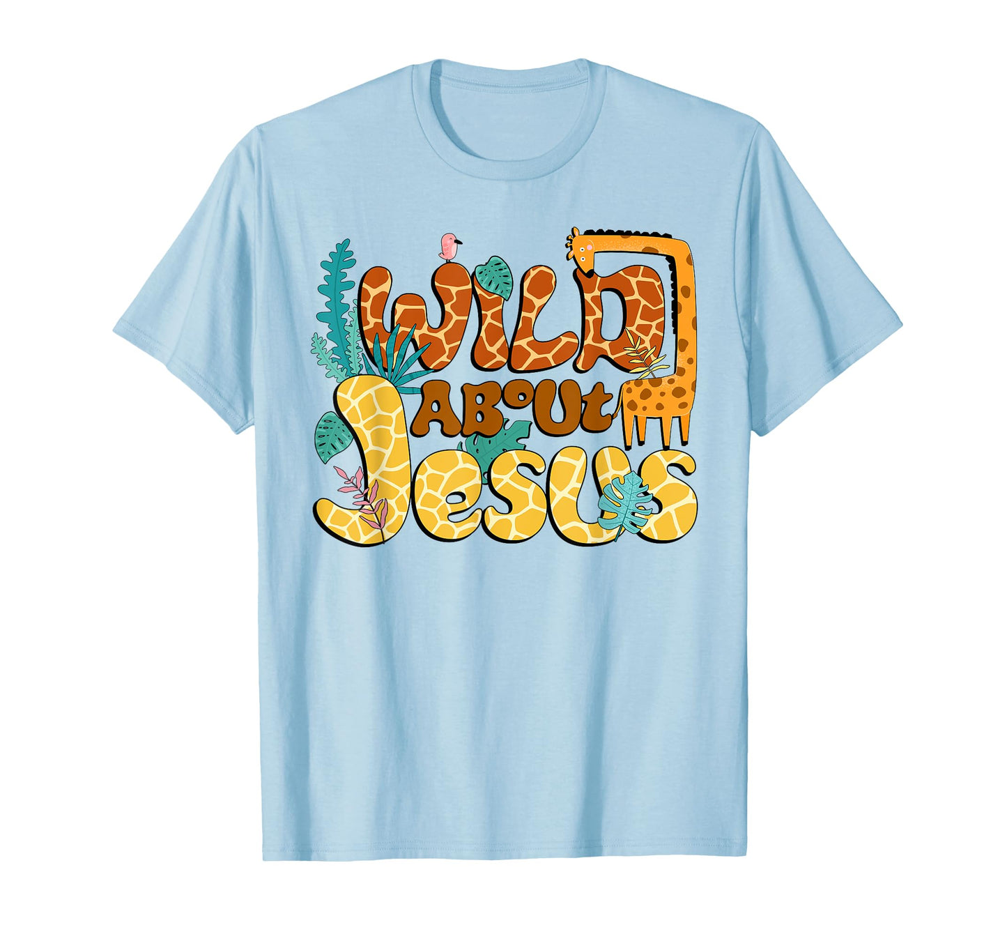Wild About Jesus Christian Believer Leopard Zebra Print T-Shirt