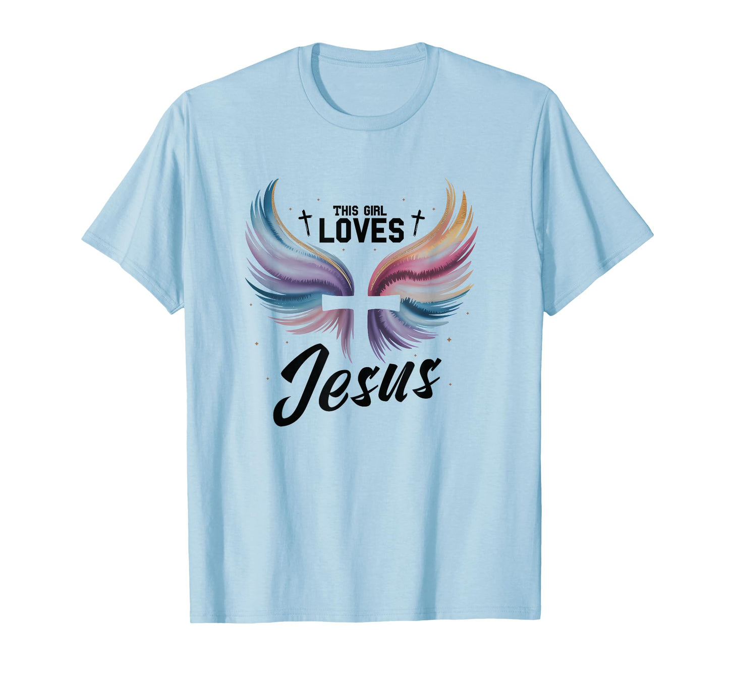 This Girl Loves Jesus Christian Girl Jesus T-Shirt