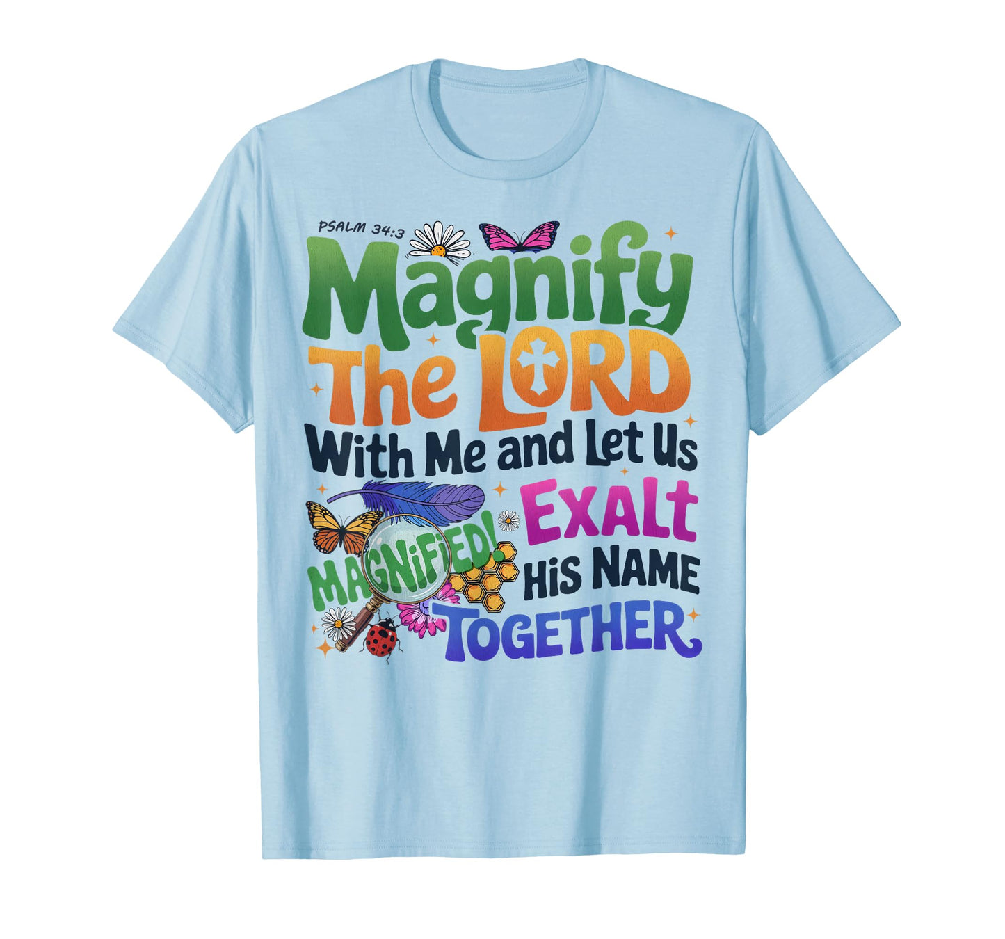 Magnified VBS 2025 Magnify The Lord Christian Bible T-Shirt