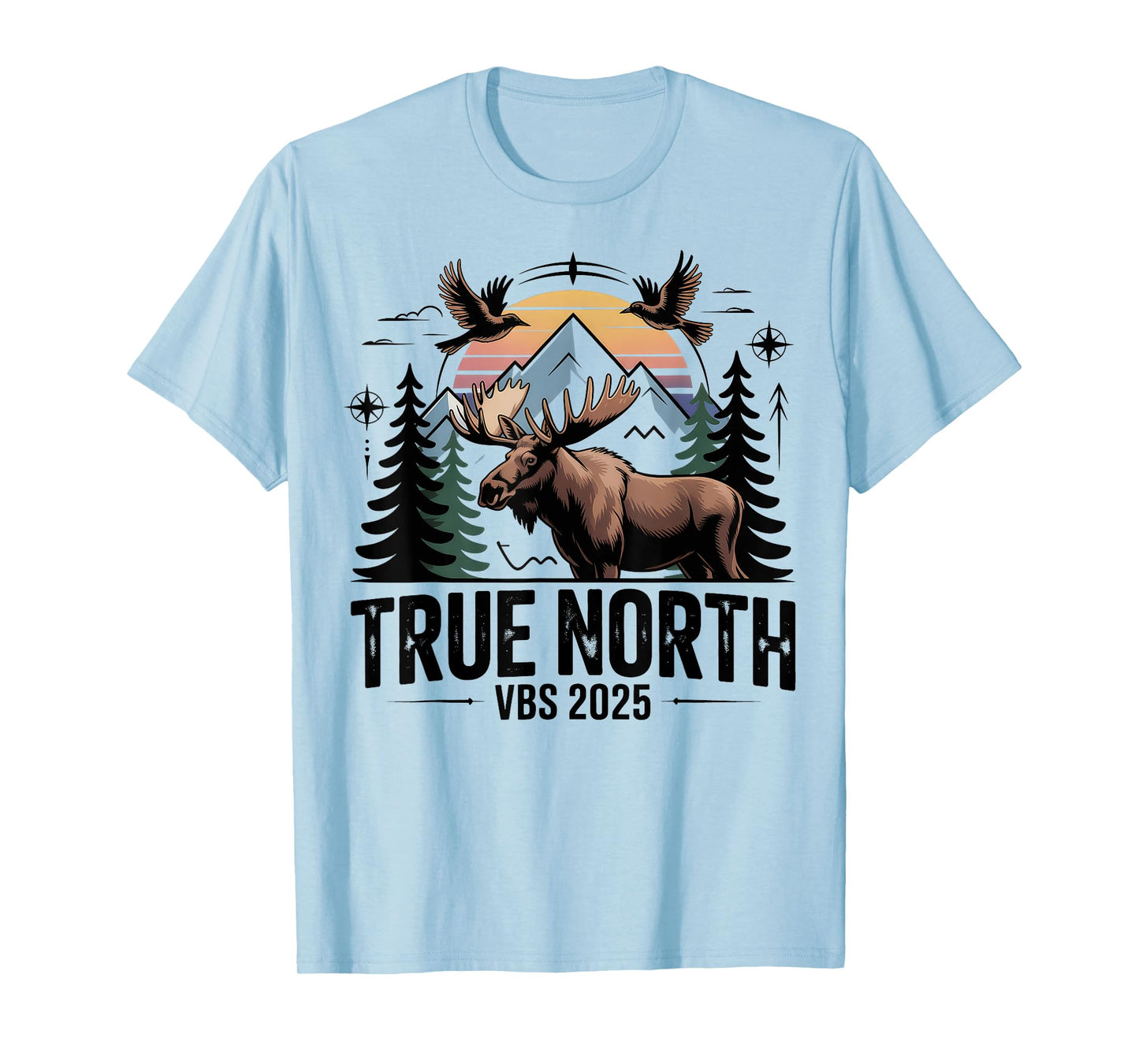 VBS 2025 True North Trusting Jesus Christian Summer T-Shirt