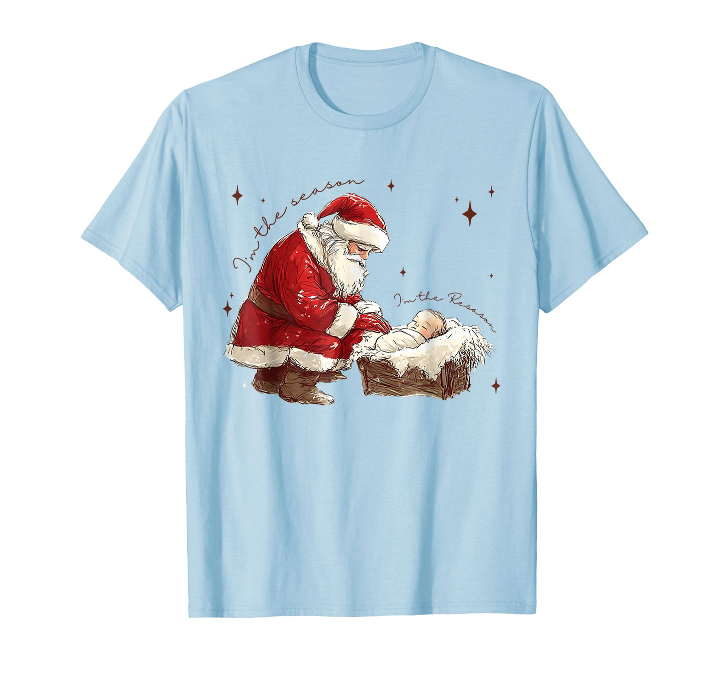 I'm The Season I'm The Reason Christian Christmas Santa T-Shirt