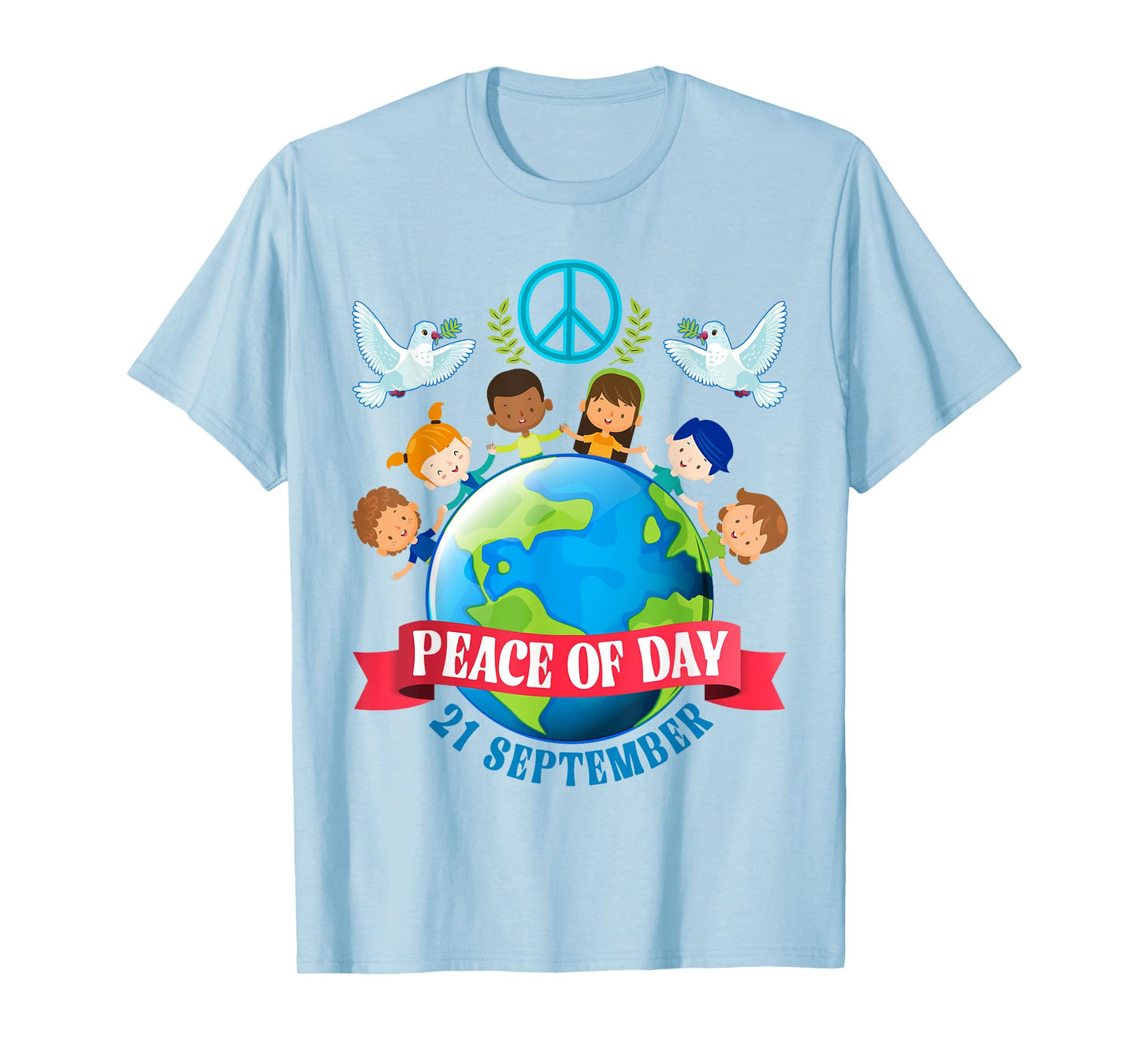 World Peace Day International Day of Peace September 21 Kids T-Shirt