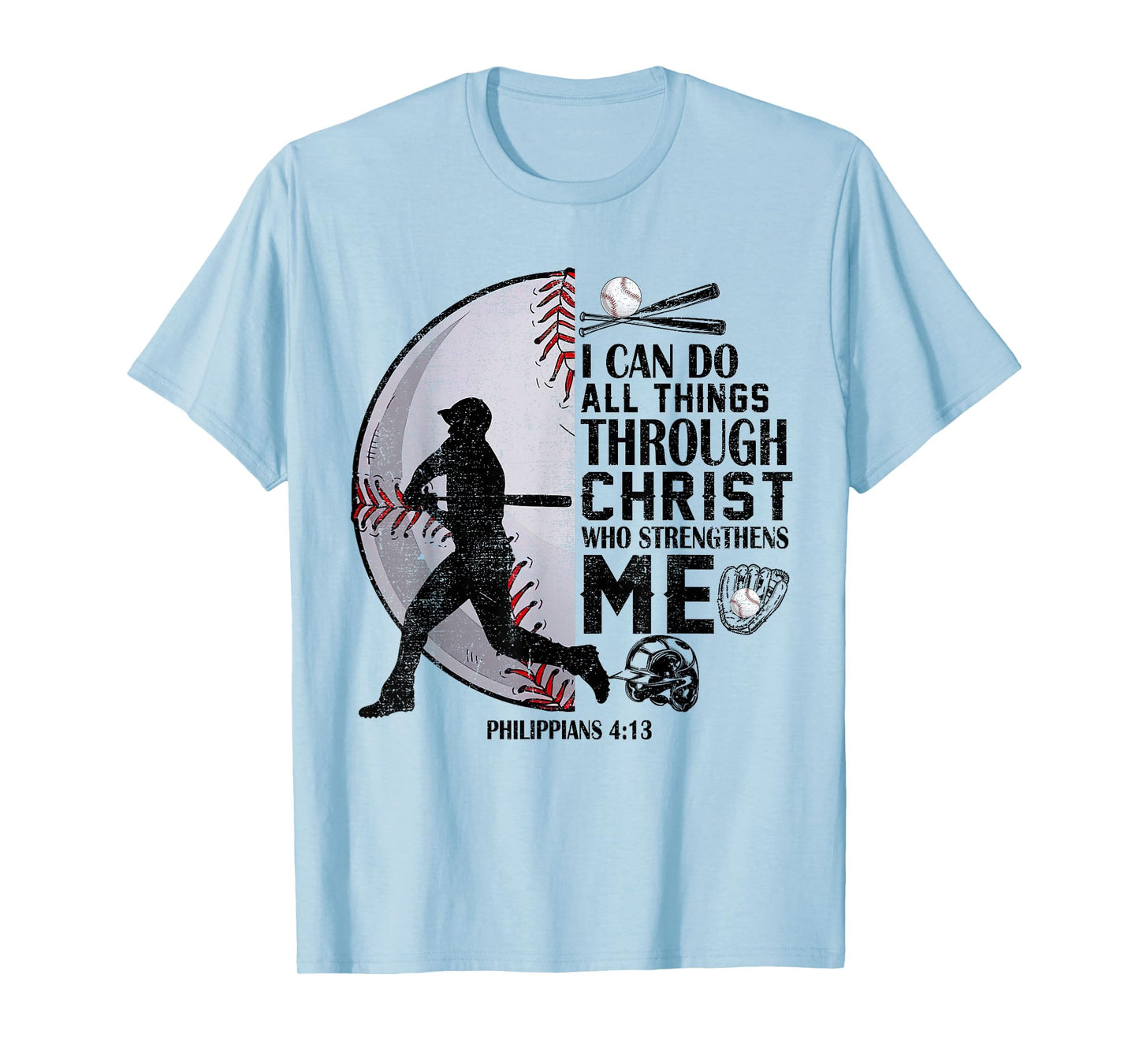 Baseball-Shirt Jesus Boys Kids Christian Bible Verse T-Shirt