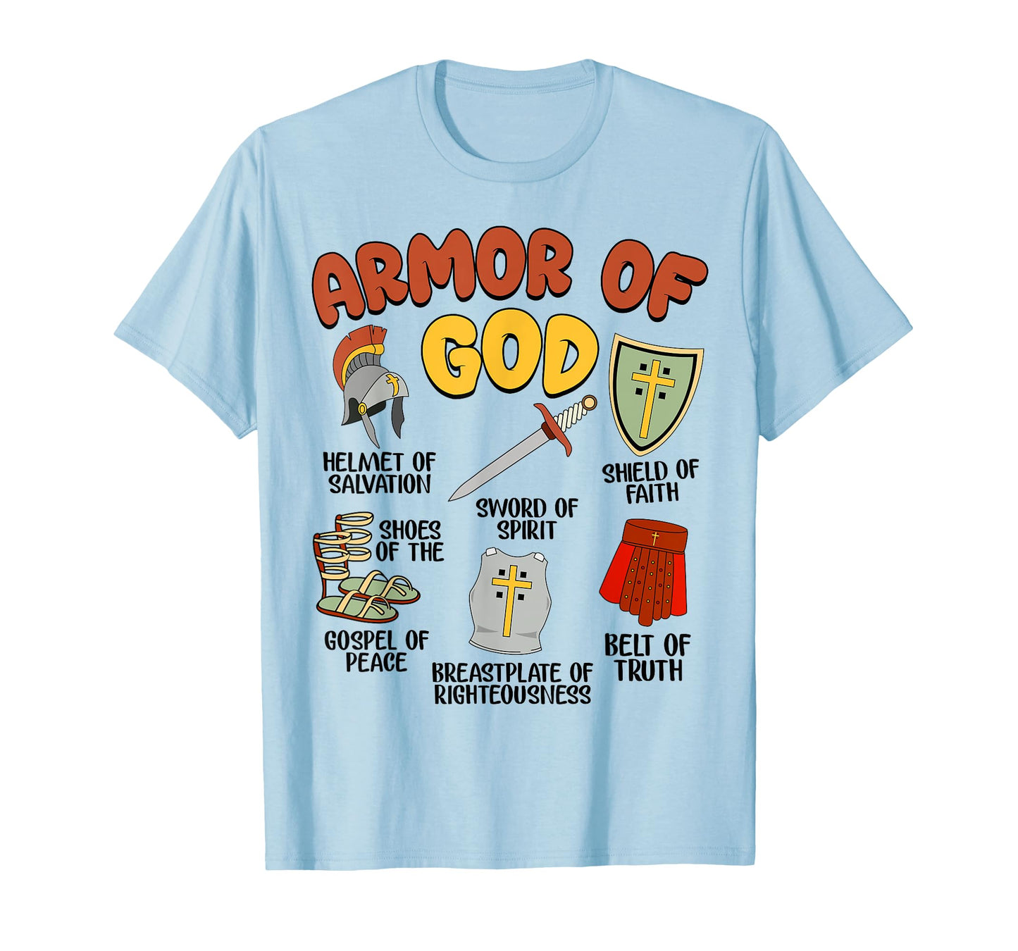 Toddler Armor of God Boy Kids Funny Christian Jesus is King T-Shirt