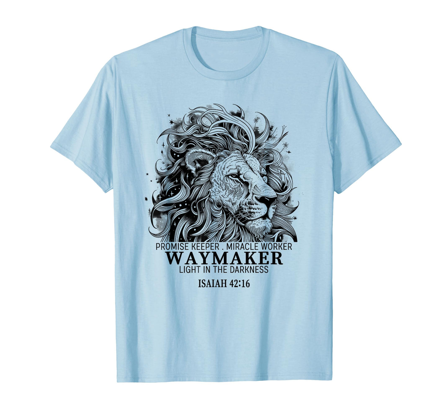Waymaker Shirt Men Women Kids Faith Christian Lion Gift T-Shirt