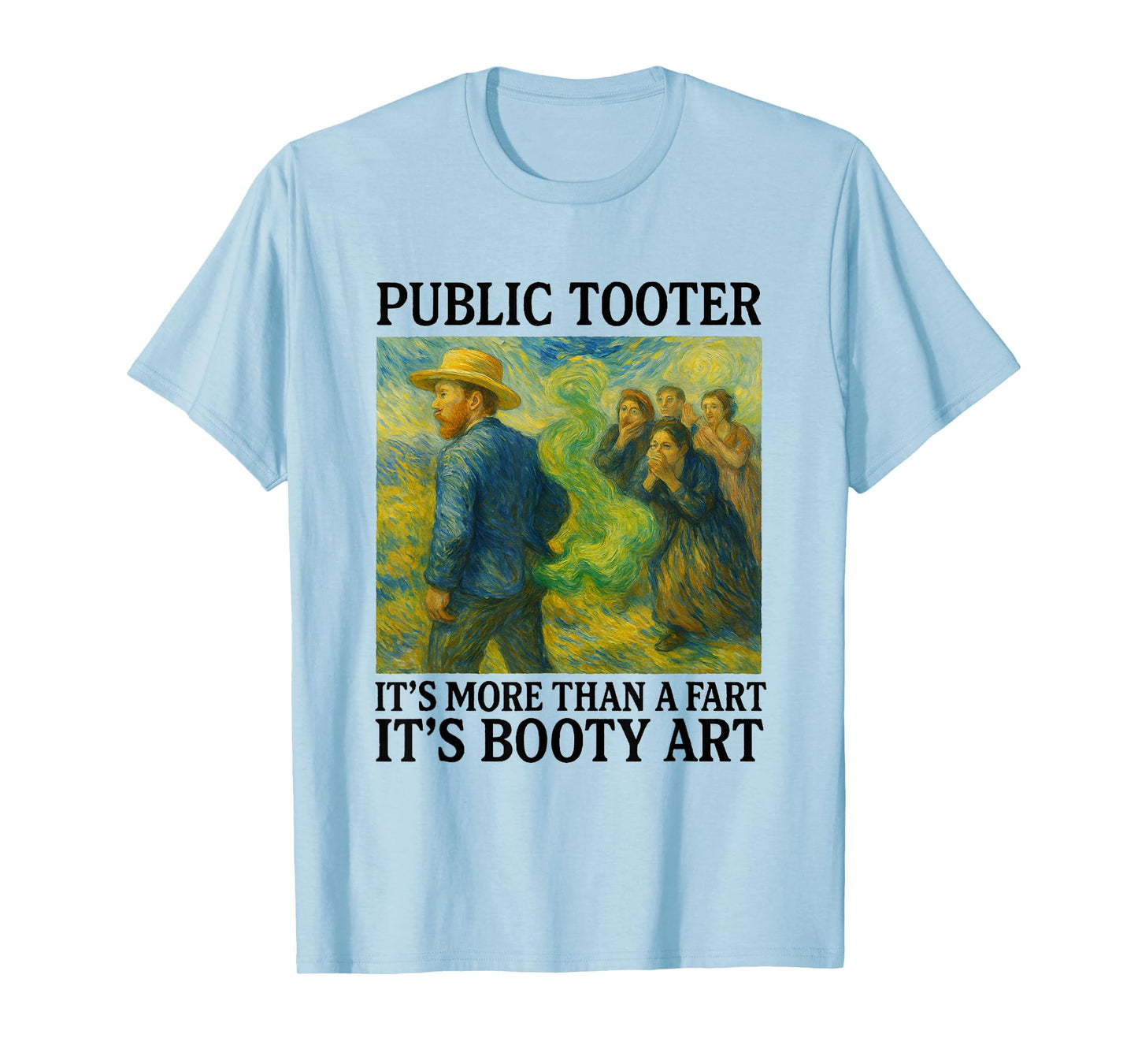 Public Tooter Funny Adult Humor Inappropriate Embarrassing T-Shirt
