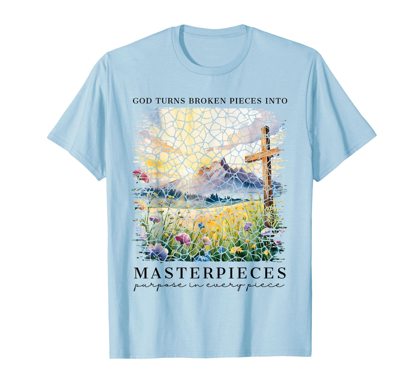 Faith Based Encouragement Gifts Christian Girl Women Jesus T-Shirt