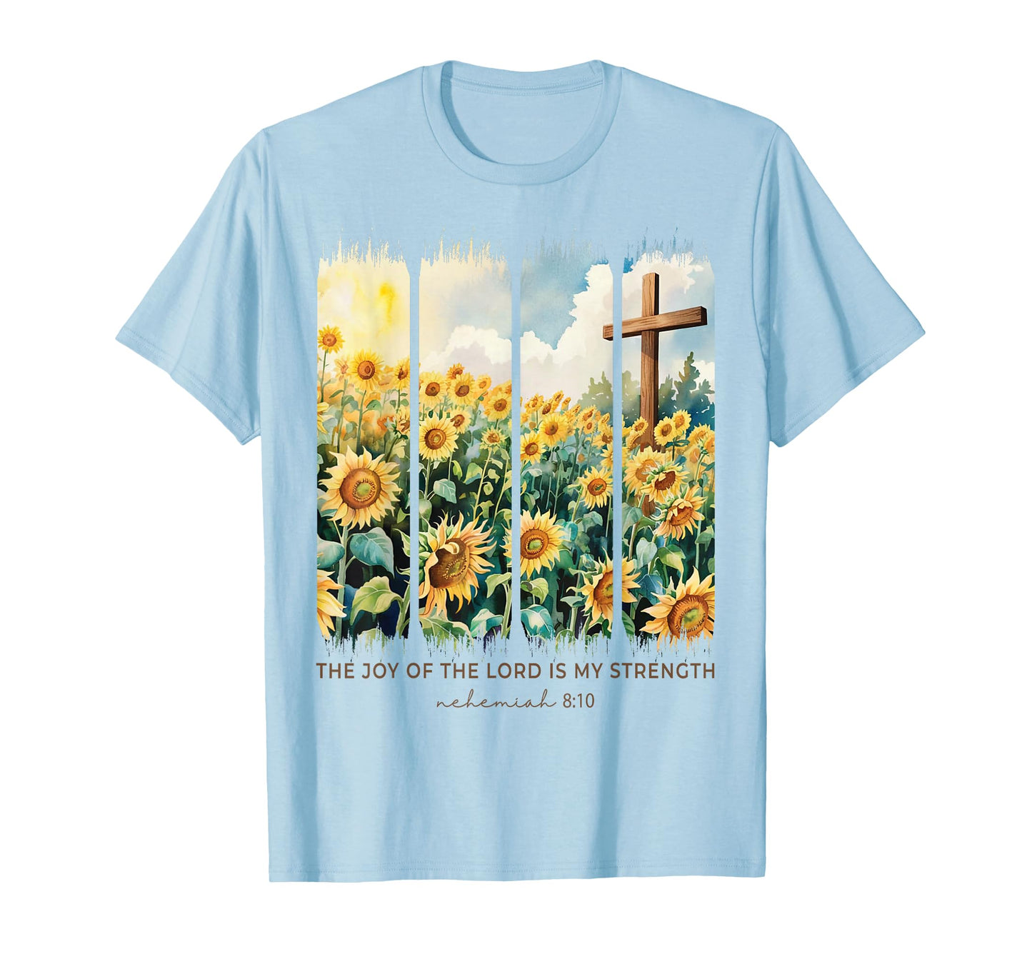 The Joy of The Lord is My Strength Christian Faith Women Her T-Shirt
