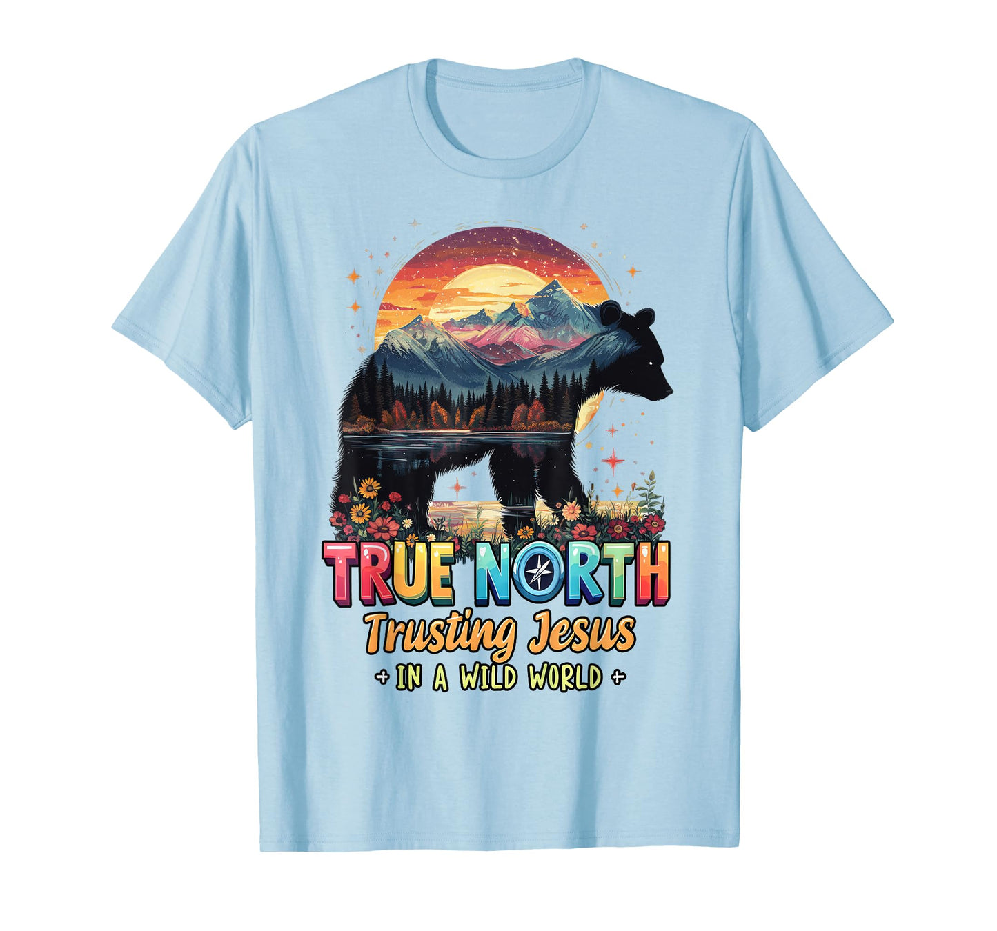 True North Trusting Jesus In A Wild World VBS 2025 T-Shirt