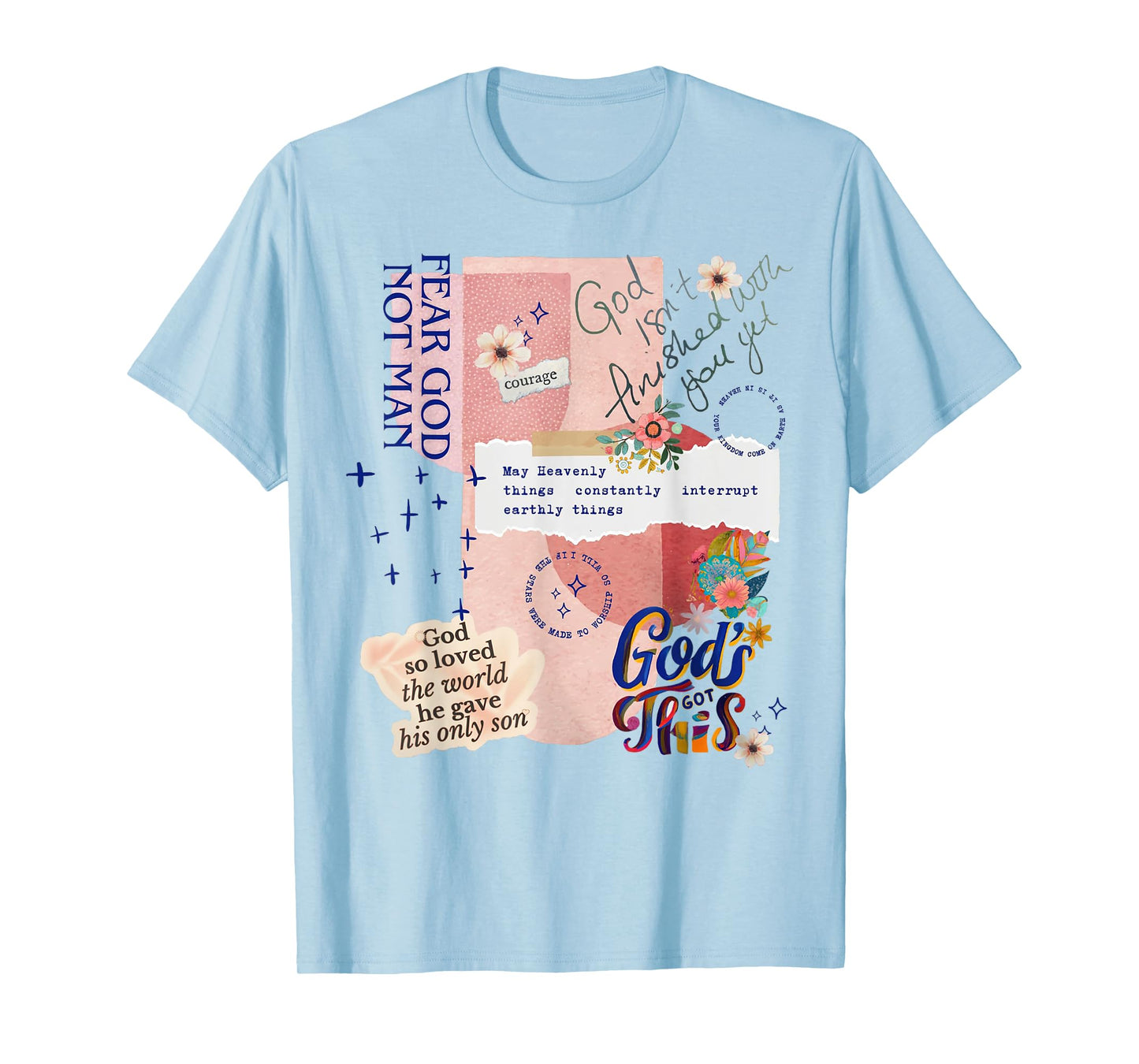 Christian Easter Fear God Not Man God's Got This Retro T-Shirt