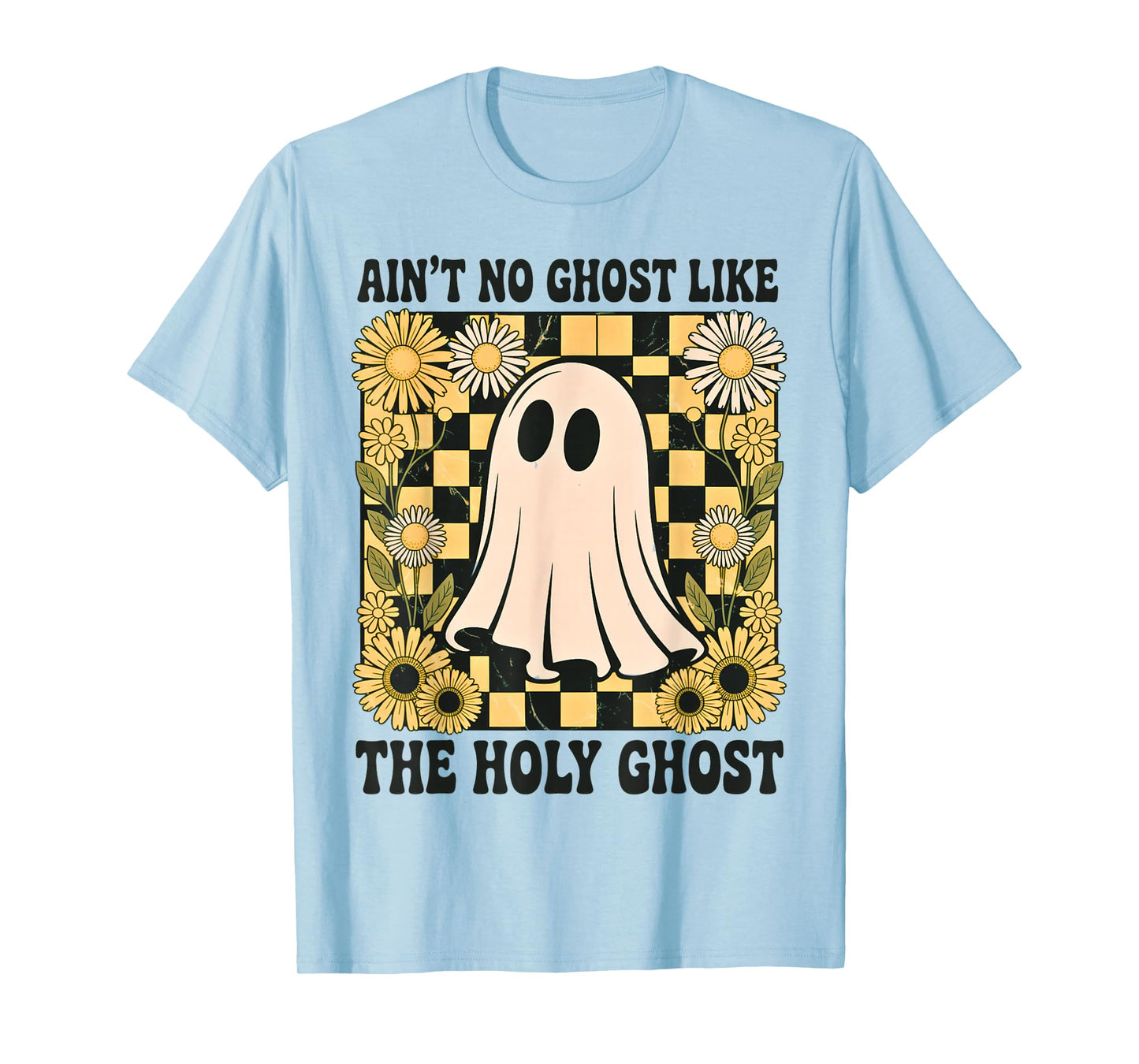 Retro Boho Ain’t No Ghost Like The Holy Ghost, Christian T-Shirt