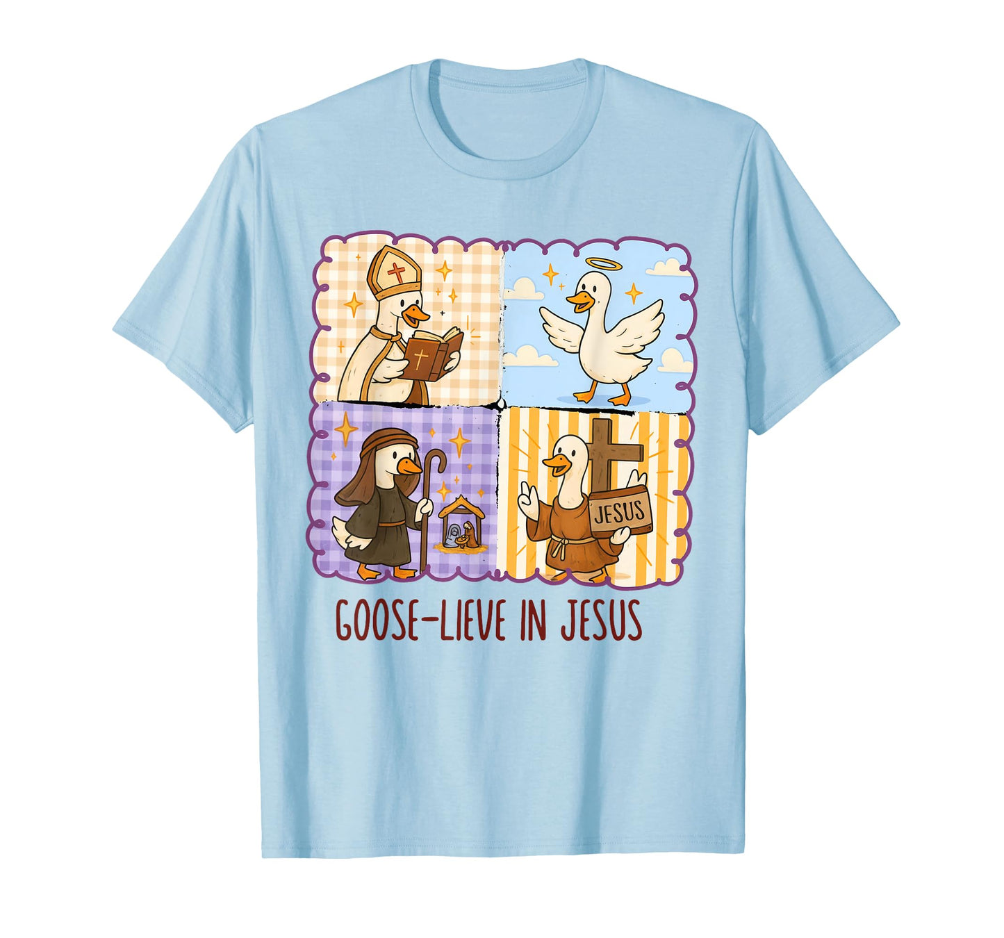 Goose-Lieve in Jesus Christian Fall Funny Goose Faith Autumn T-Shirt