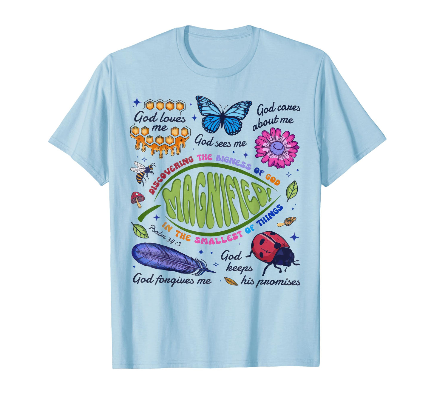 VBS 2025 Magnified Discovering The Bigness Of God Christian T-Shirt