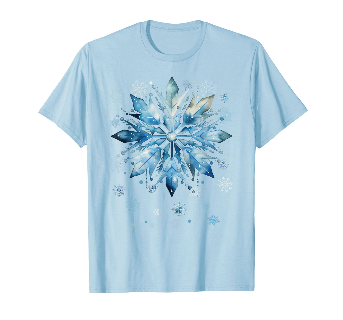 Snowflake Costume Winter Christmas Matching Women Kids Adult T-Shirt