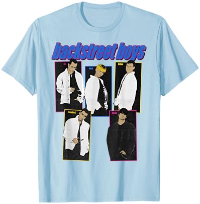 Backstreet Boys – Throwback In Baby Blue T-Shirt - T-Shirt | Light Blue