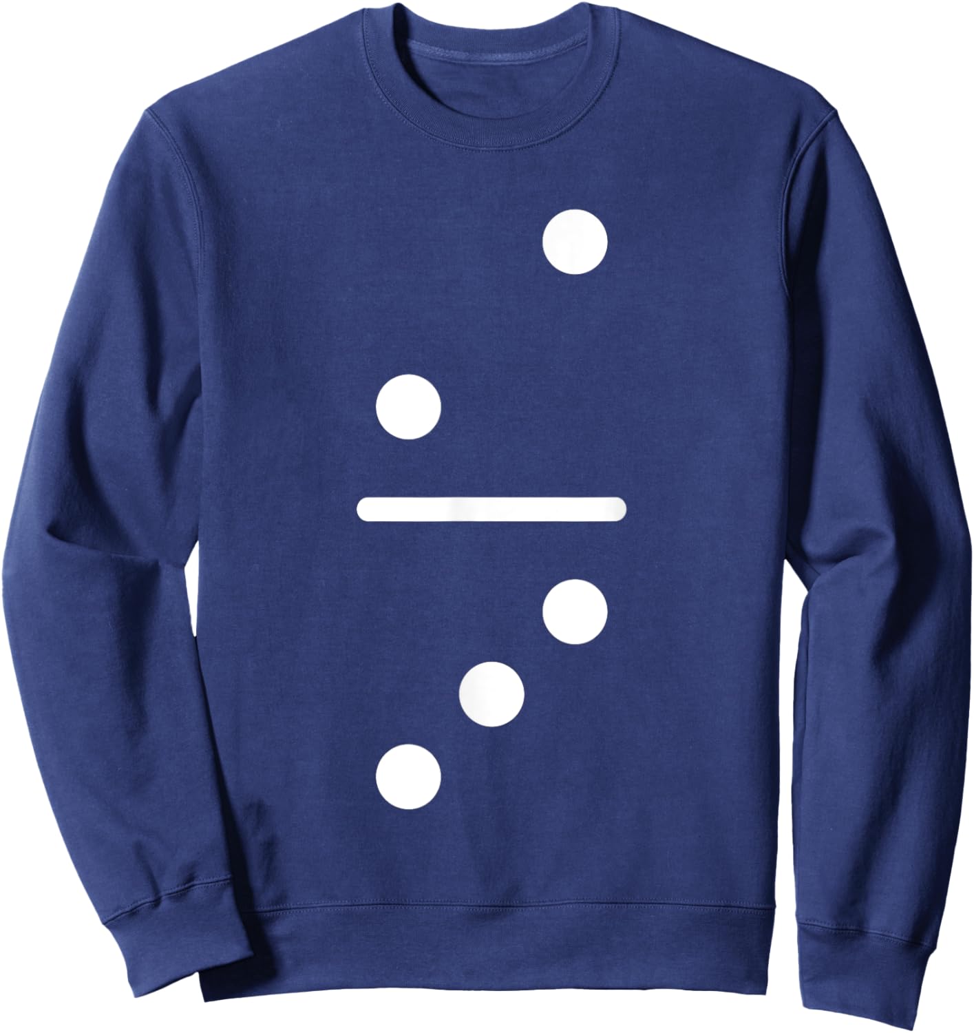 Domino Game 2 3 Dots Matching Halloween Group Costume Sweatshirt - Sweatshirt | Navy