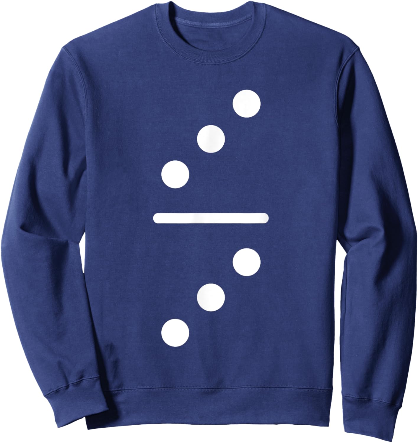 Domino Game 3 3 Dots Matching Halloween Group Costume Sweatshirt - Sweatshirt | Navy
