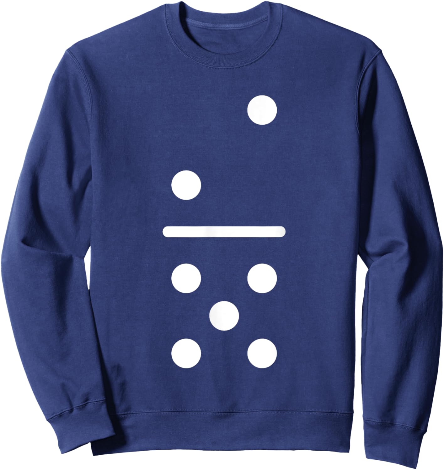 Domino Game 2 5 Dots Matching Halloween Group Costume Sweatshirt - Sweatshirt | Navy