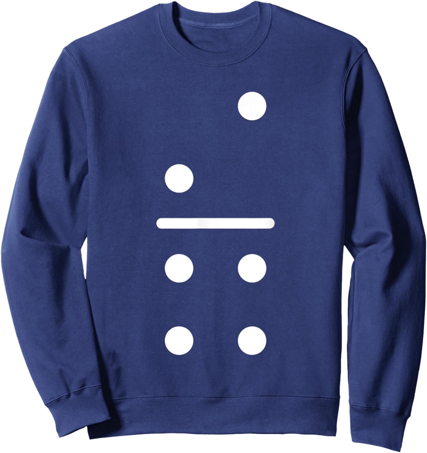 Domino Game 2 4 Dots Matching Halloween Group Costume Sweatshirt - Sweatshirt | Navy