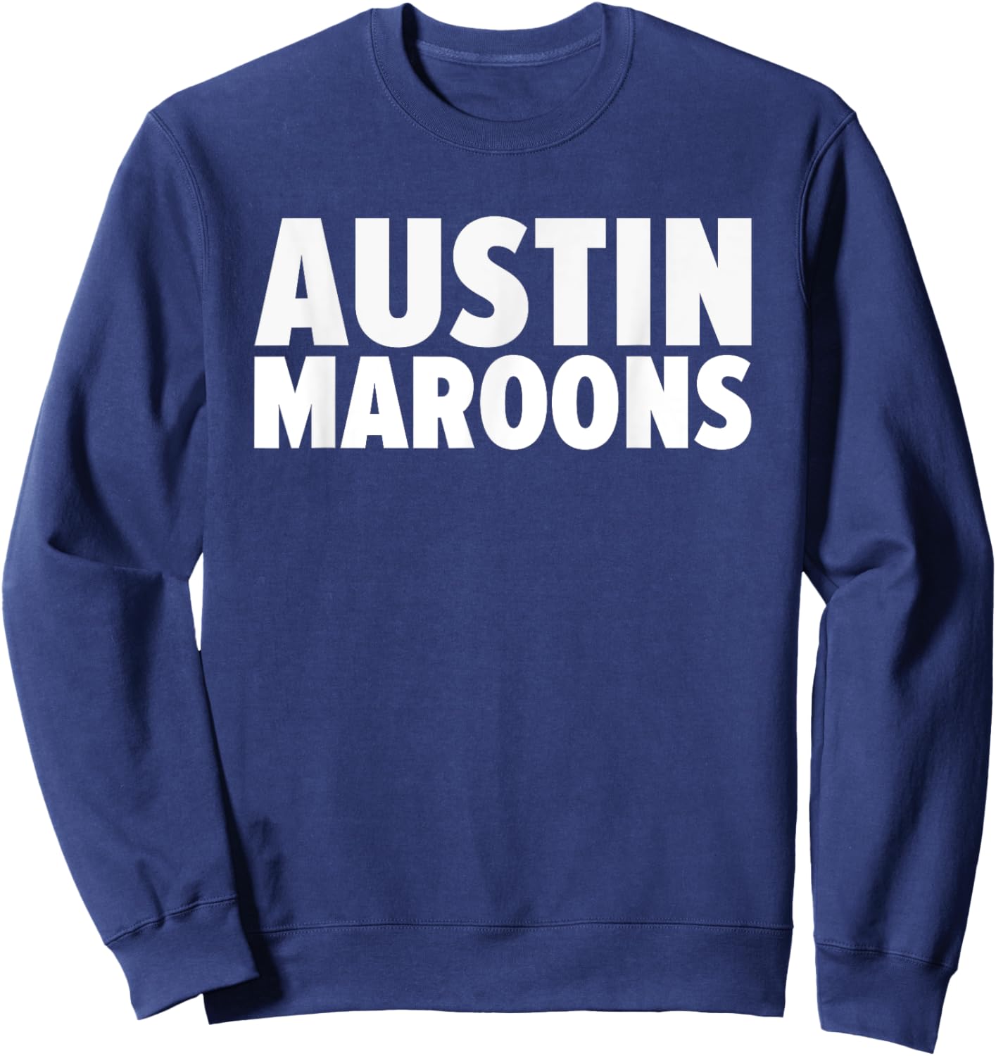 Austin Maroons Bold Sweatshirt - Sweatshirt | Navy
