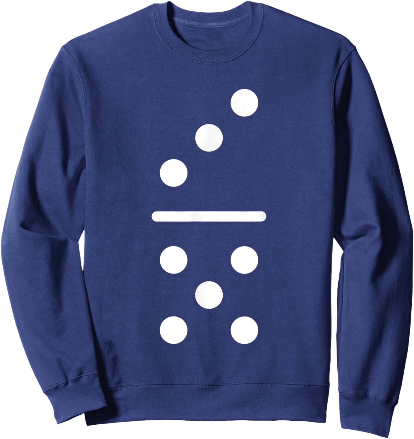Domino Game 3 5 Dots Matching Halloween Group Costume Sweatshirt - Sweatshirt | Navy