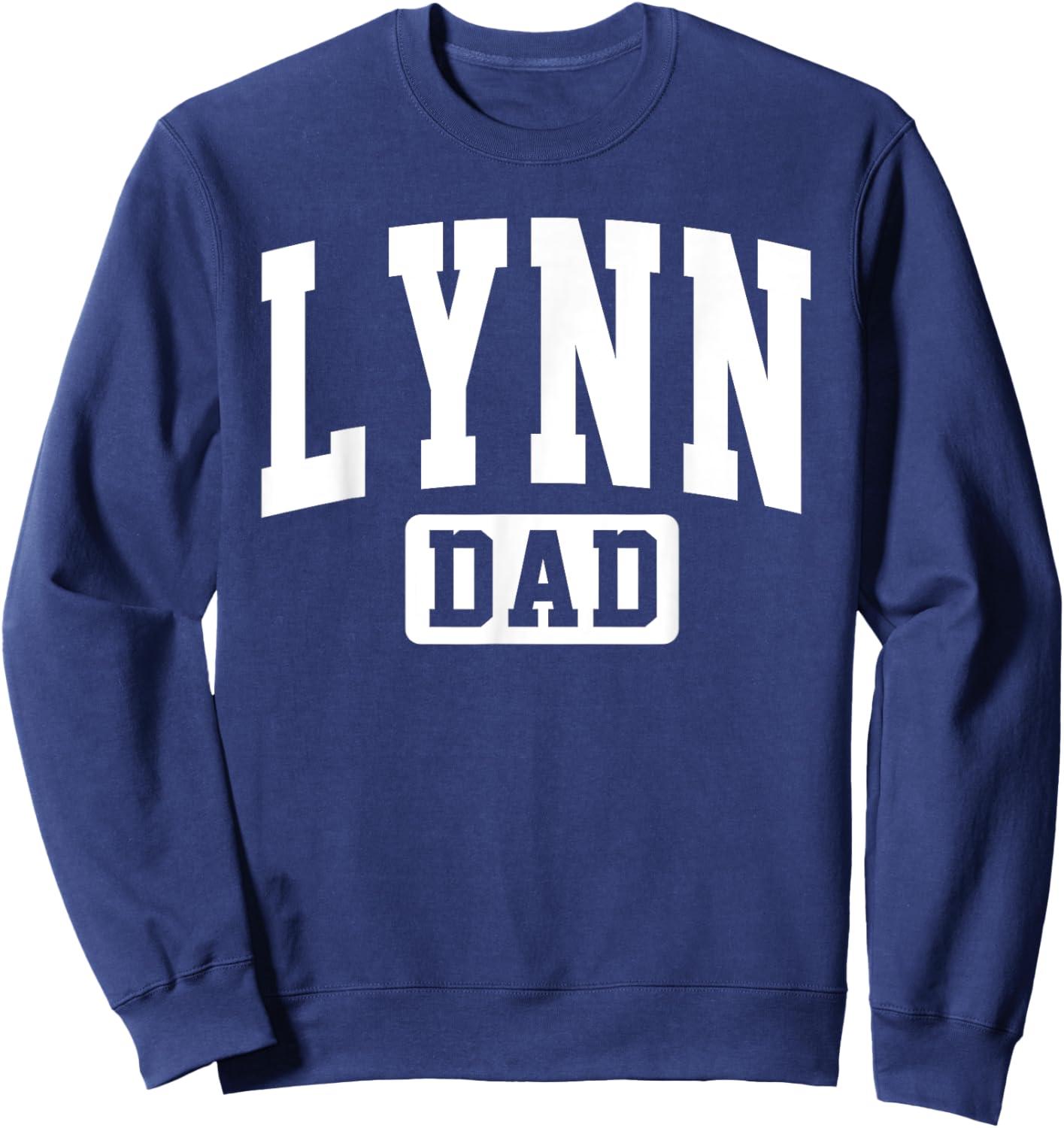 Lynn University (Boca Raton) Dad Father Arch Vintage Family Sweatshirt - Sweatshirt | Navy