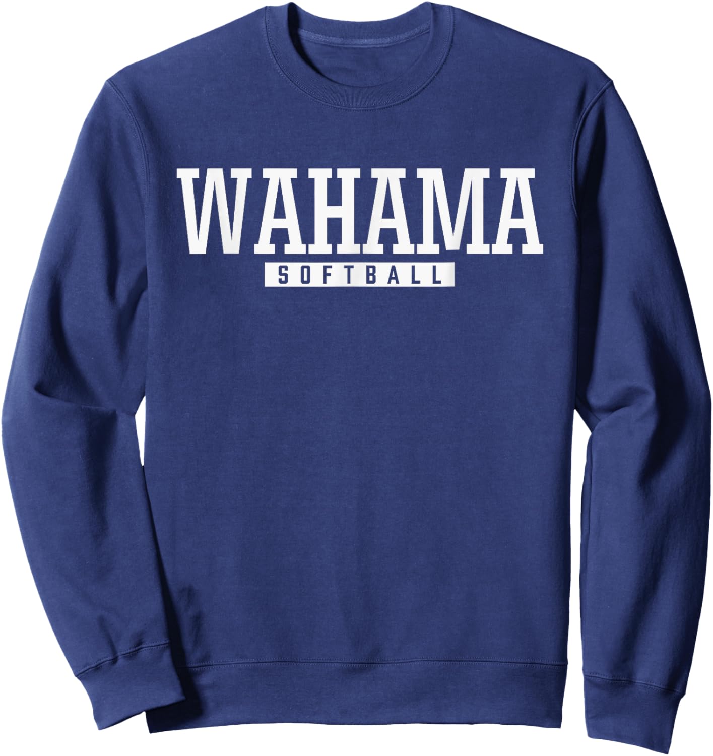 Wahama High School Softball Sweatshirt - Sweatshirt | Navy