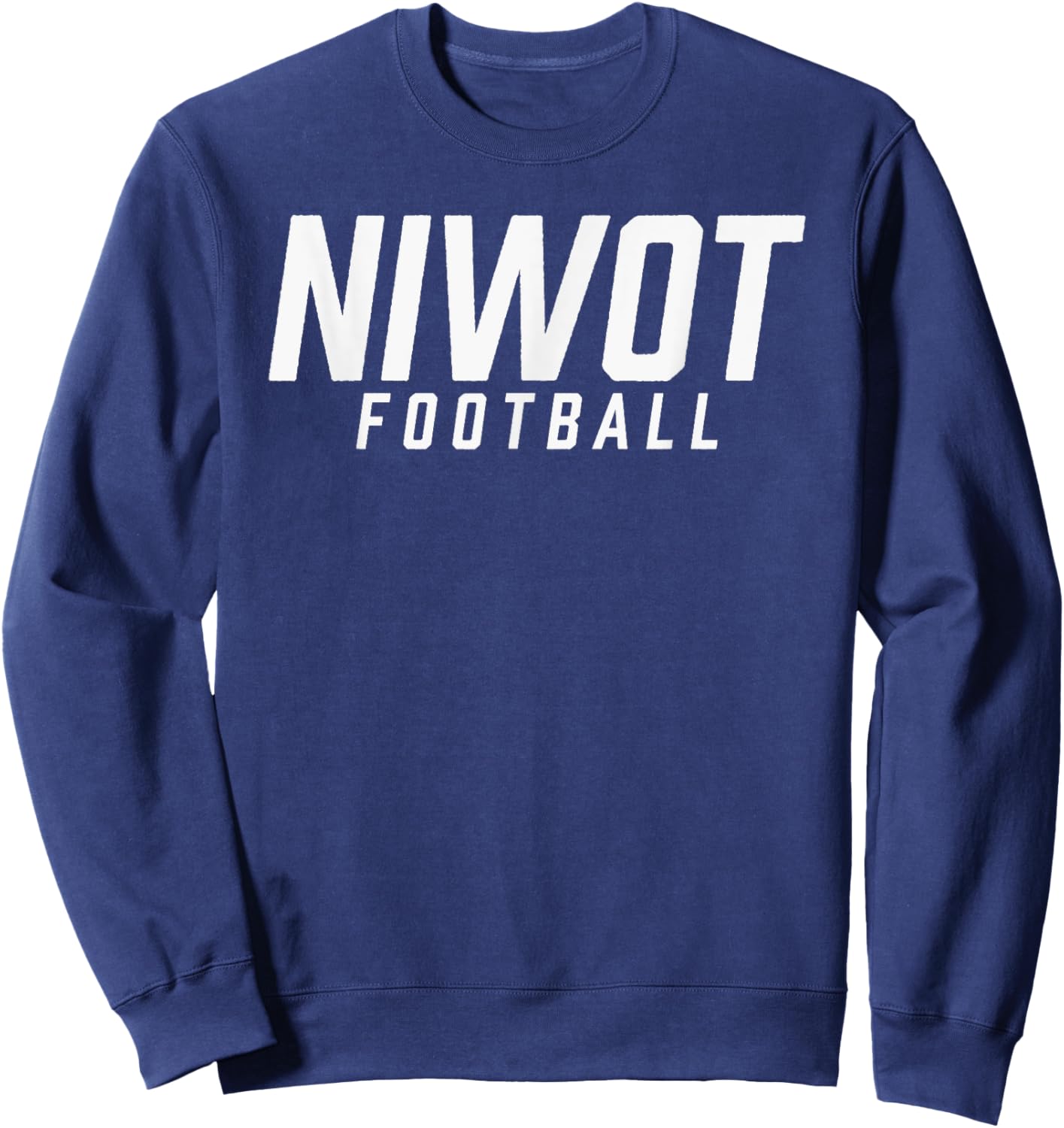 Niwot High School Football Team Sweatshirt - Sweatshirt | Navy