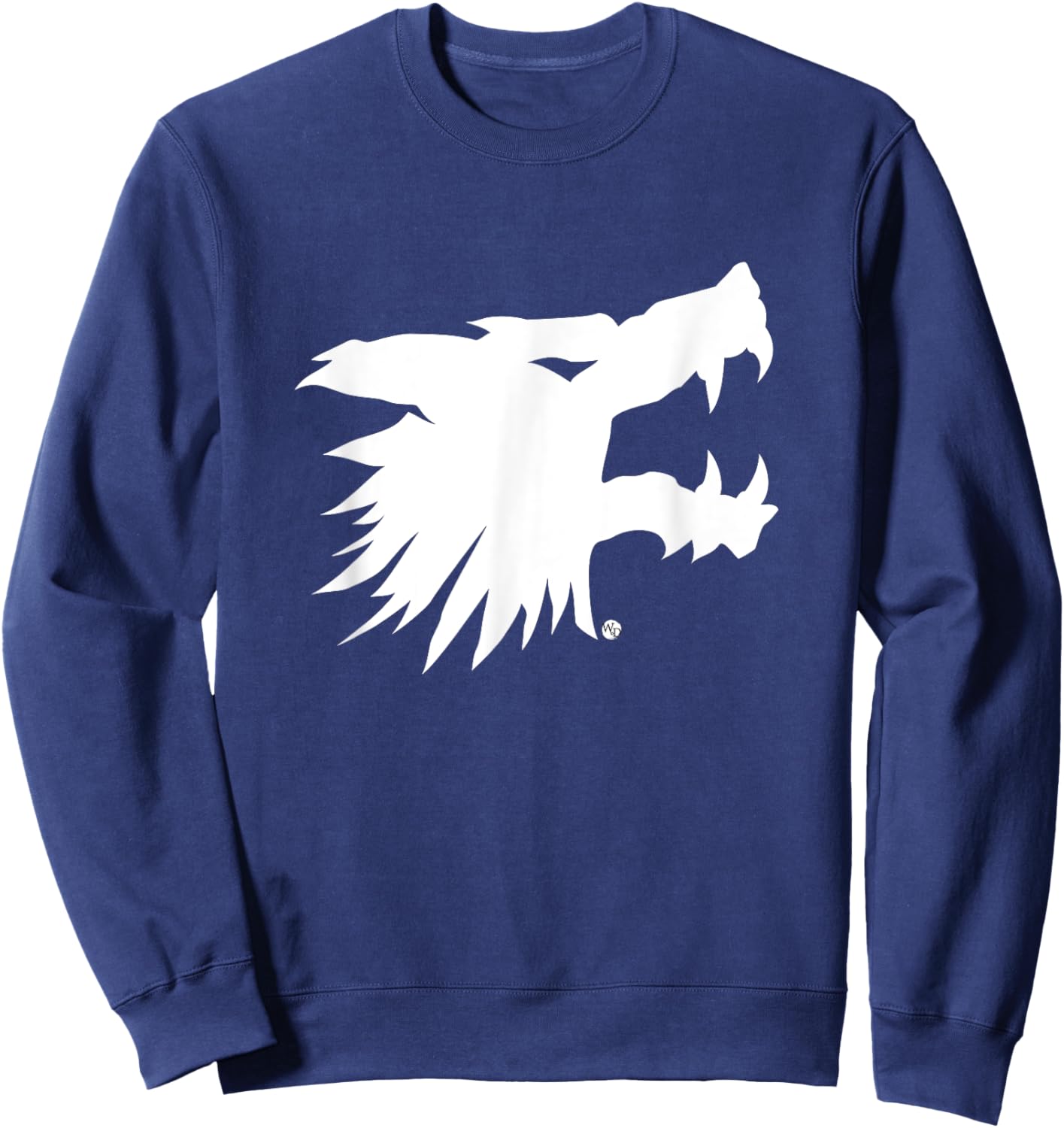 World of Darkness WoD Vampire: The Masquerade Gangrel Icon White Sweatshirt - Sweatshirt | Navy