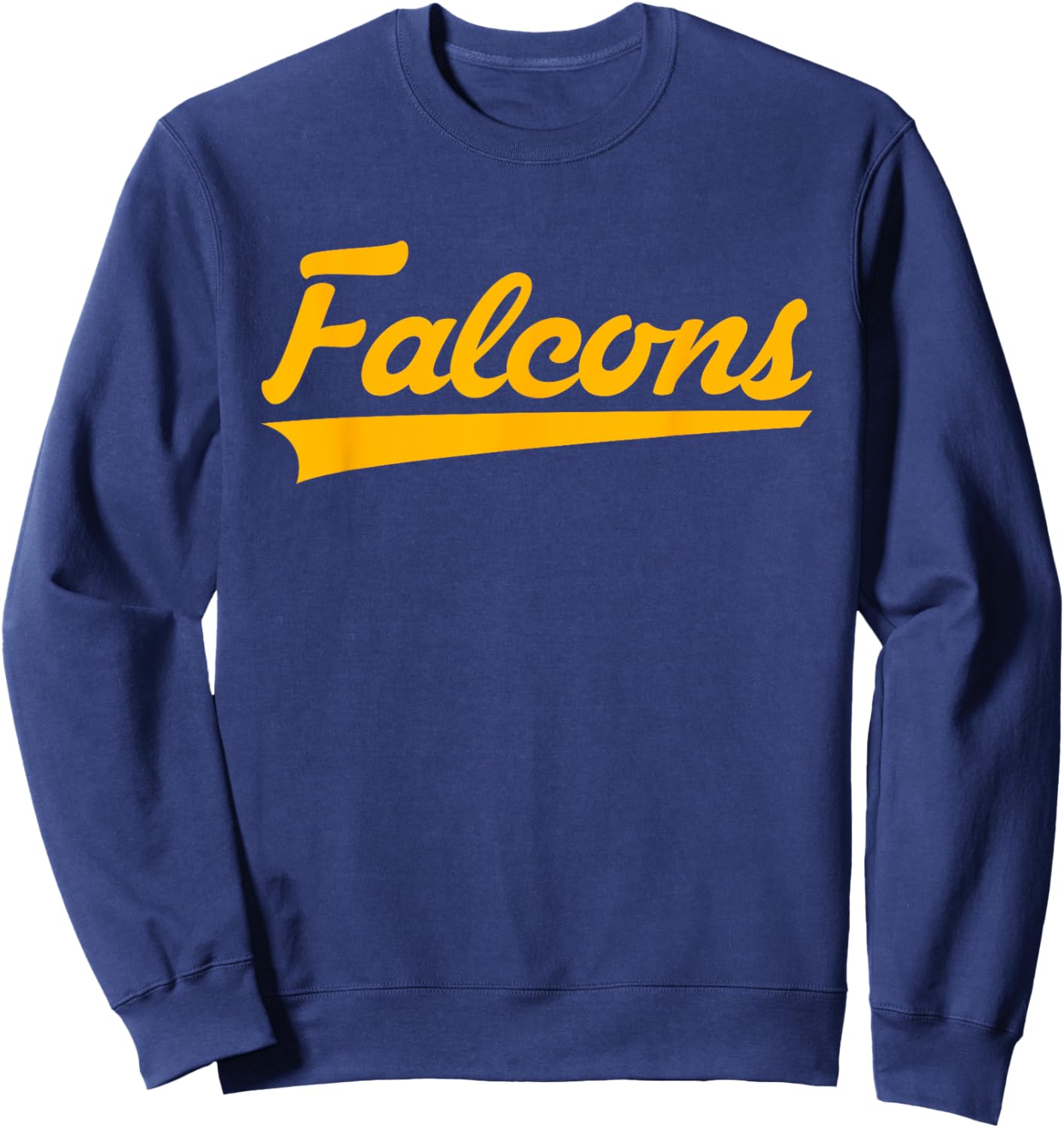 Bishop Fenwick Falcons Vintage Swoosh Sweatshirt - Sweatshirt | Navy