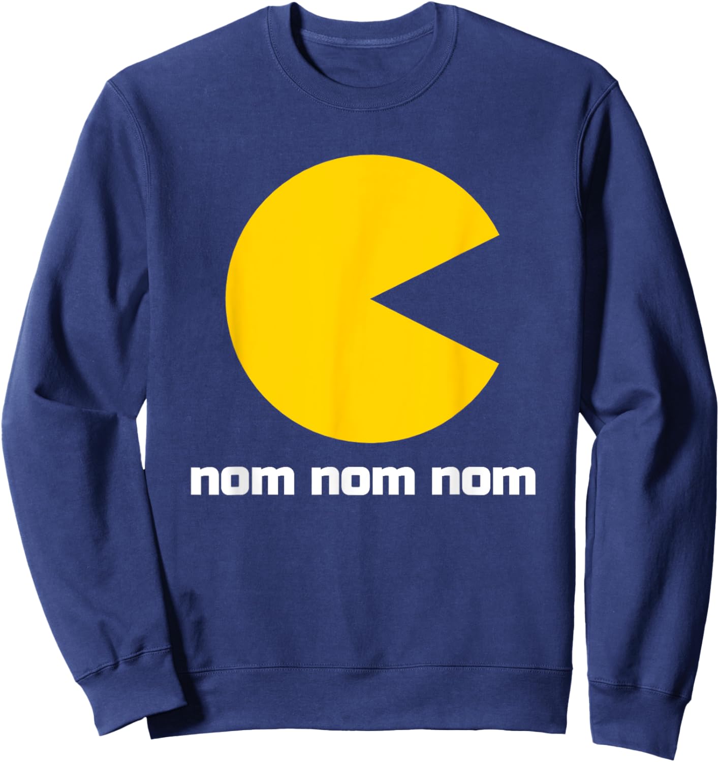 Classic Video Game Nom Nom Nom Sweatshirt - Sweatshirt | Navy