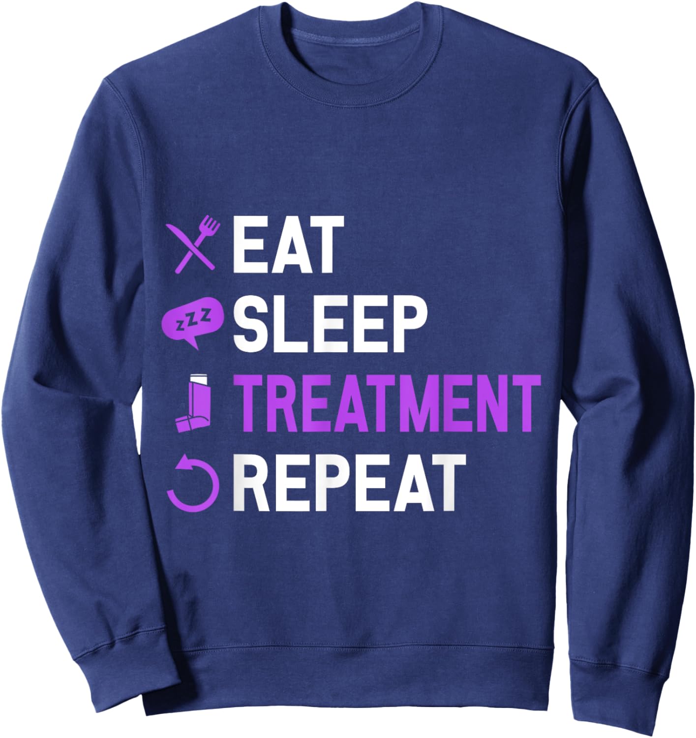 Cystic Fibrosis CF Sweatshirt - Sweatshirt | Navy