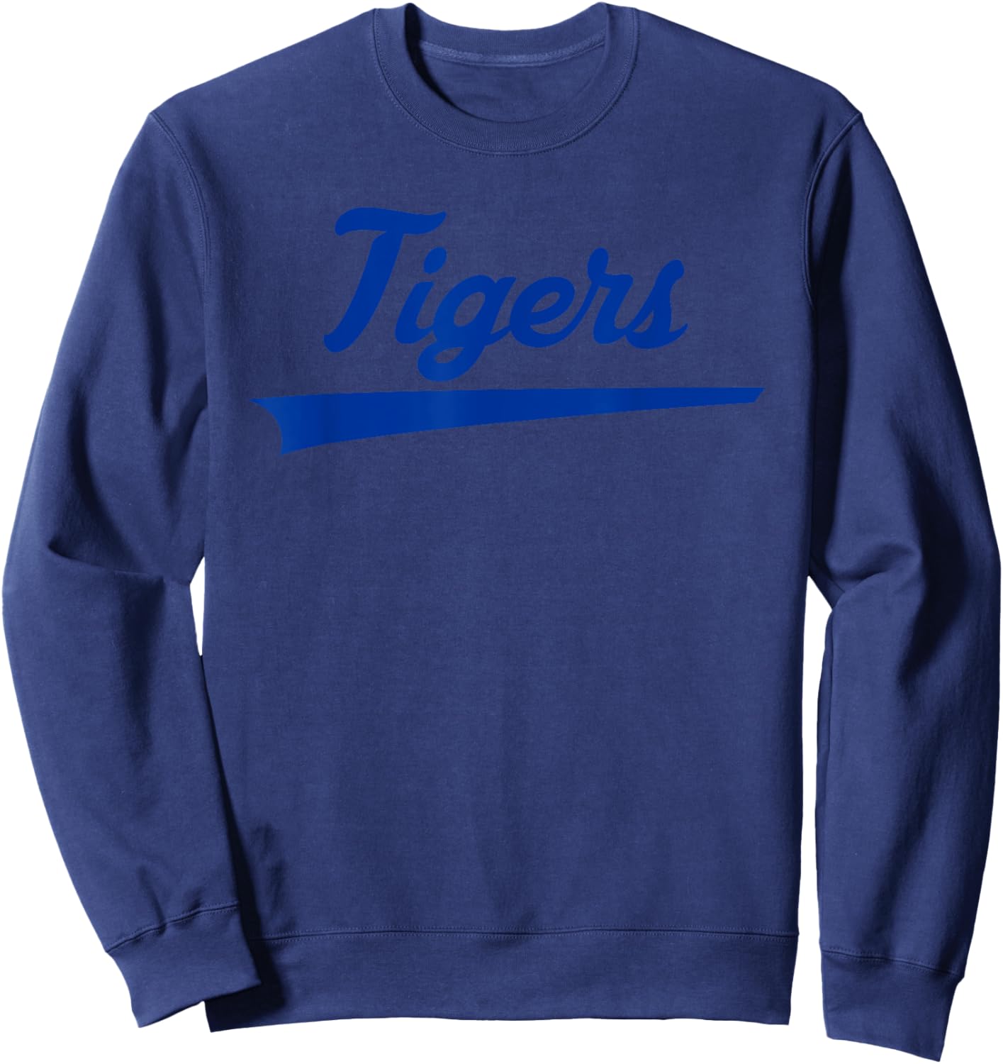 Tidehaven Tigers Vintage Swoosh Sweatshirt - Sweatshirt | Navy