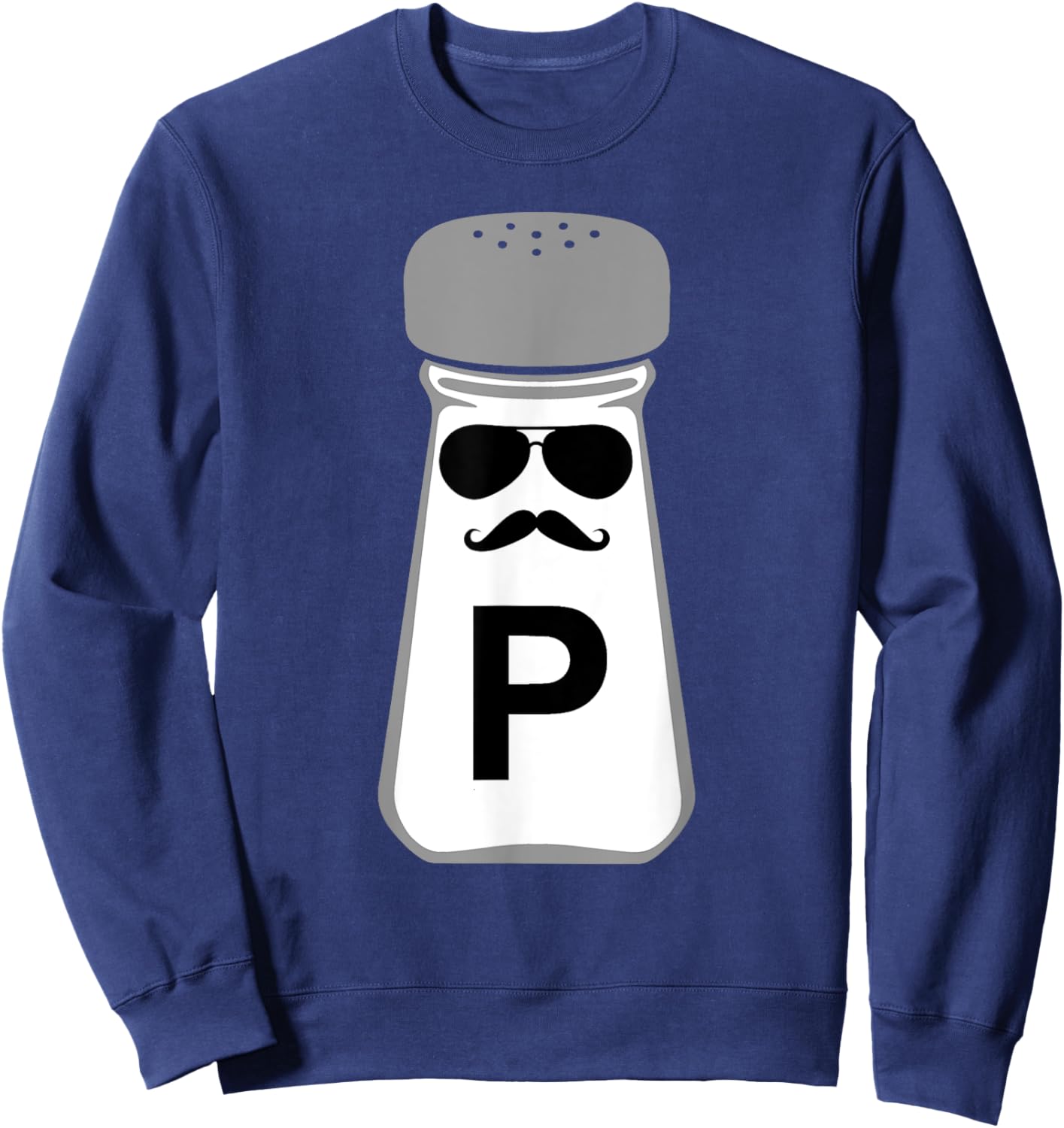 Salt And Pepper Halloween Costume Sweatshirt - Sweatshirt | Navy